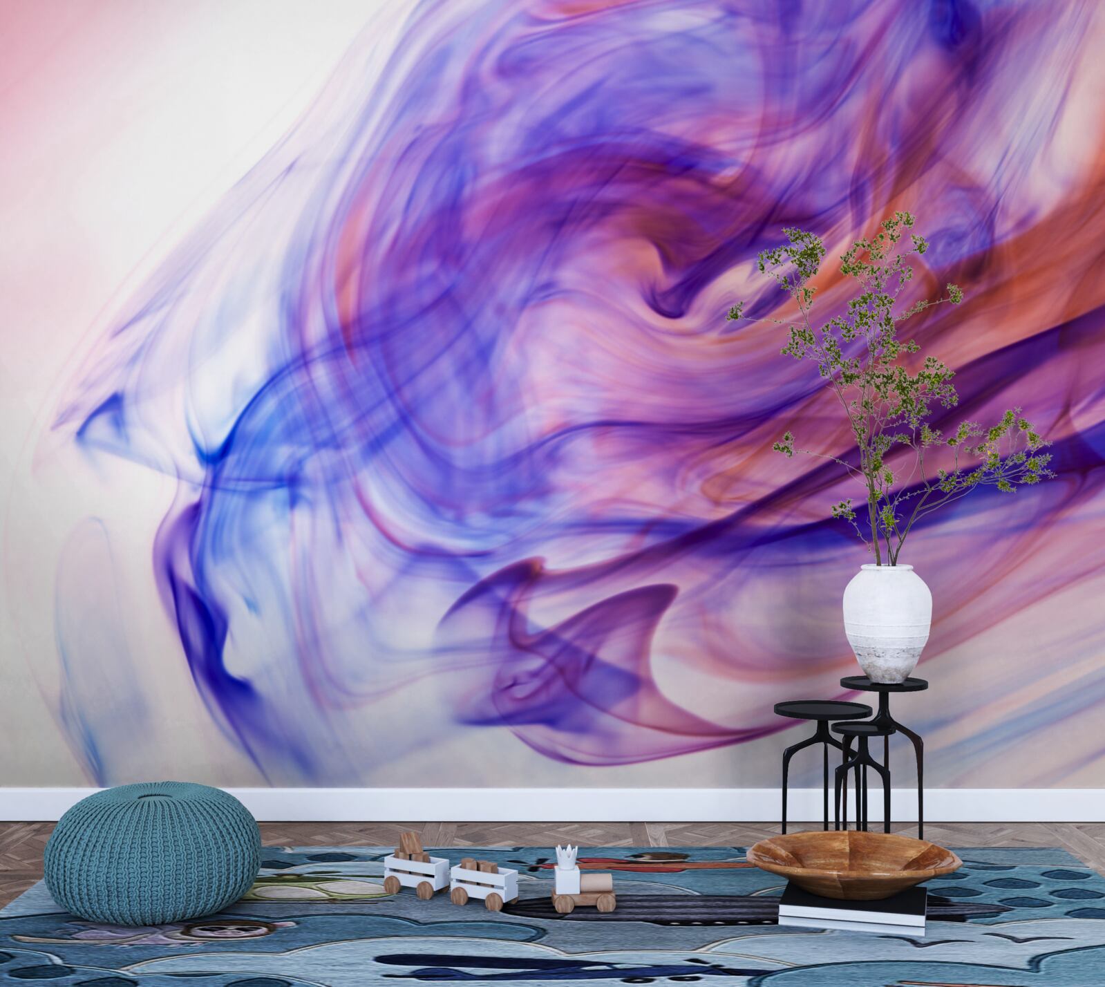 Фотошпалери світло-фіолетові плями