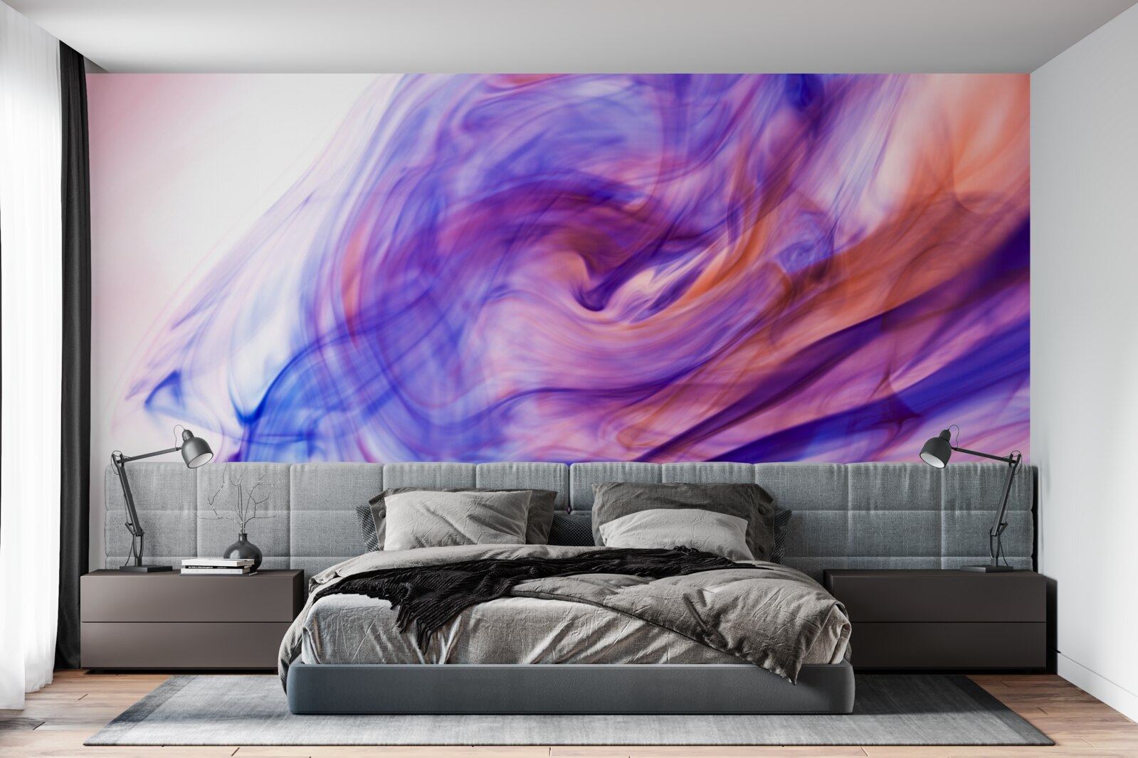 Фотошпалери світло-фіолетові плями