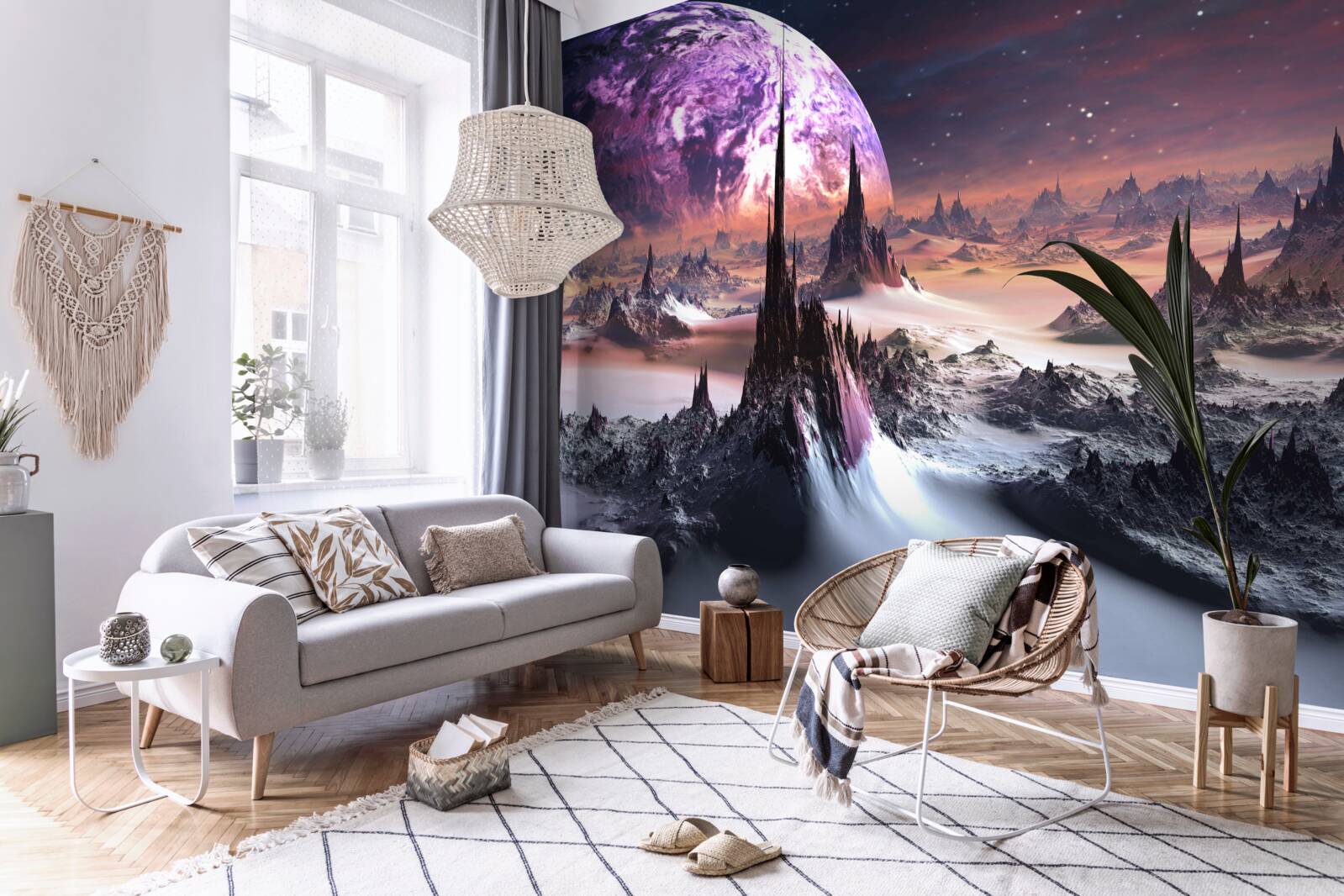 Фотошпалери космічний ландшафт і всесвіт