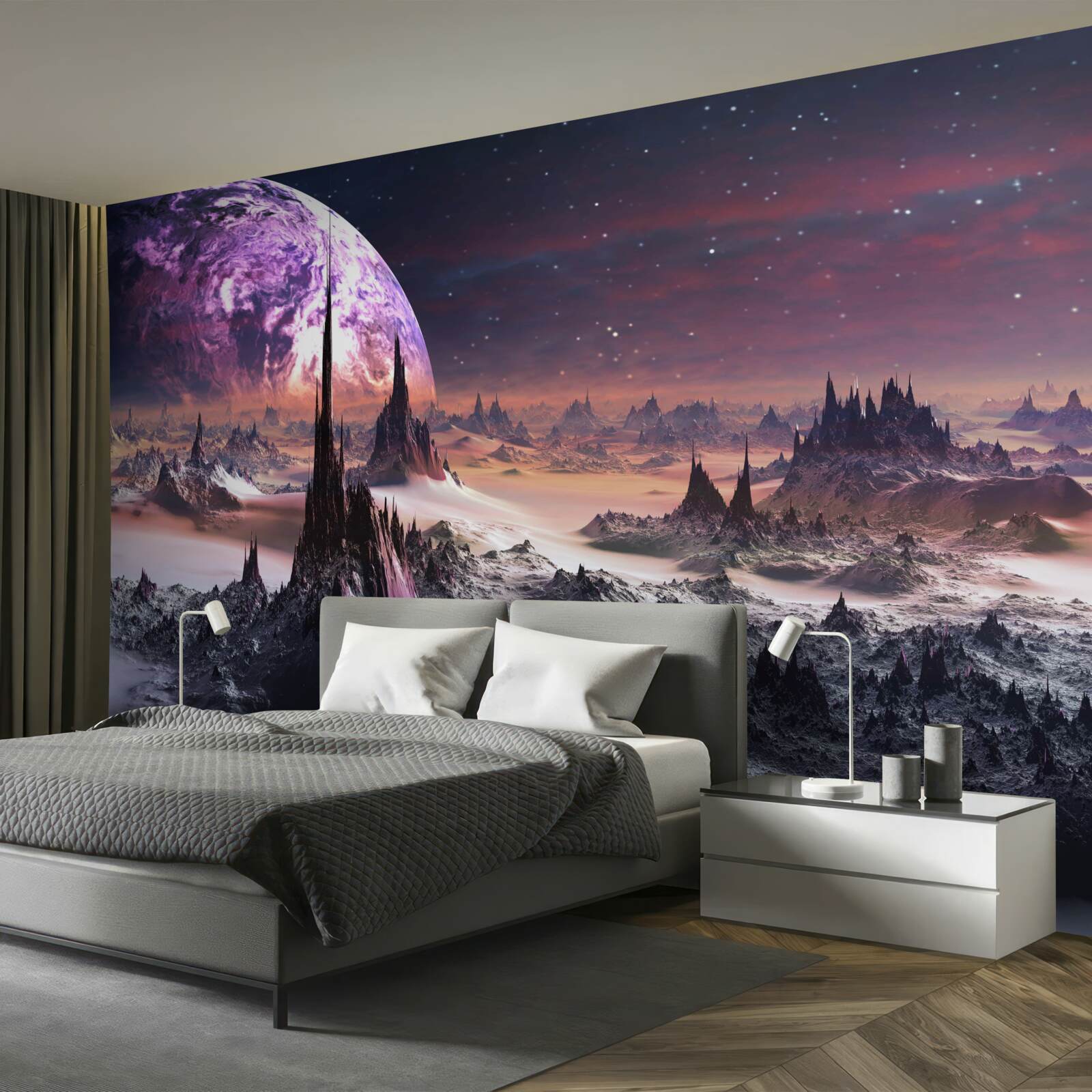 Фотошпалери космічний ландшафт і всесвіт