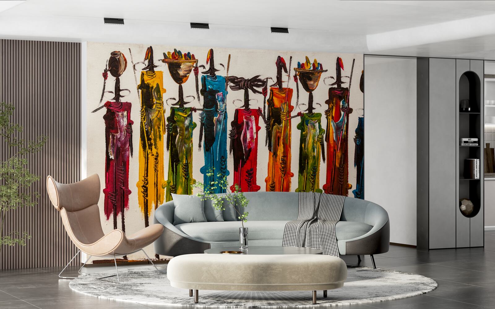 Фотошпалери плем'я з африки