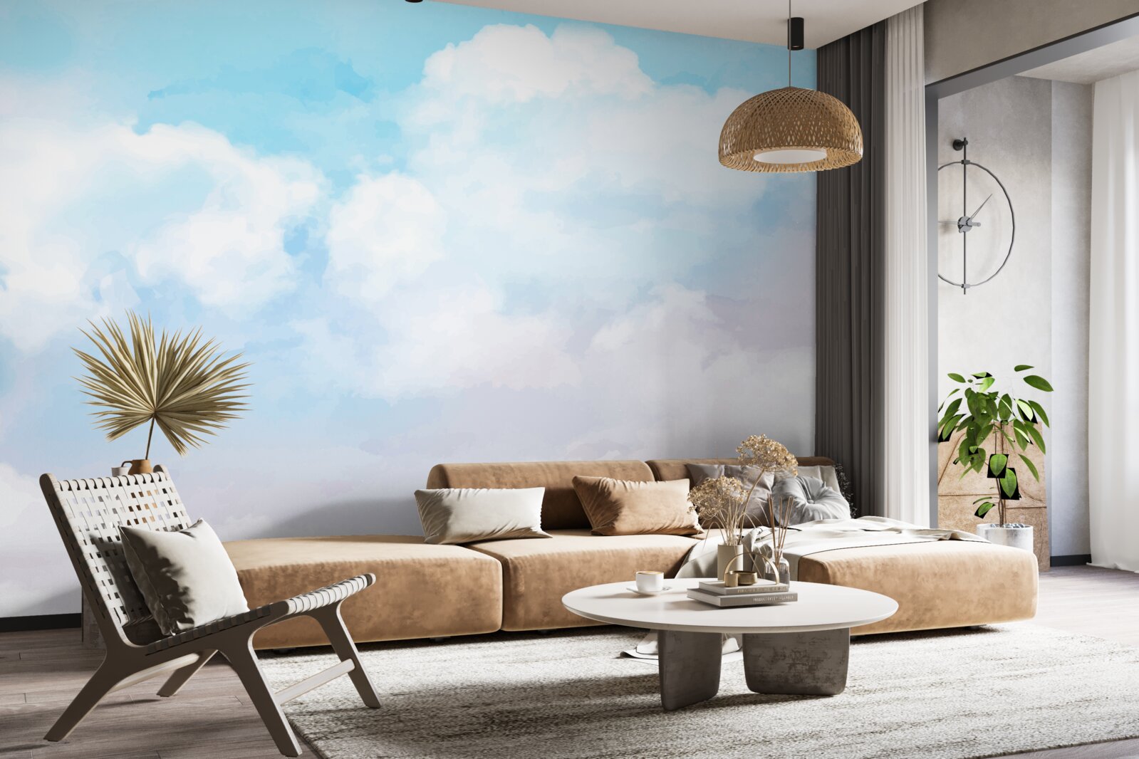 Фотошпалери небо яскраве і барвисте