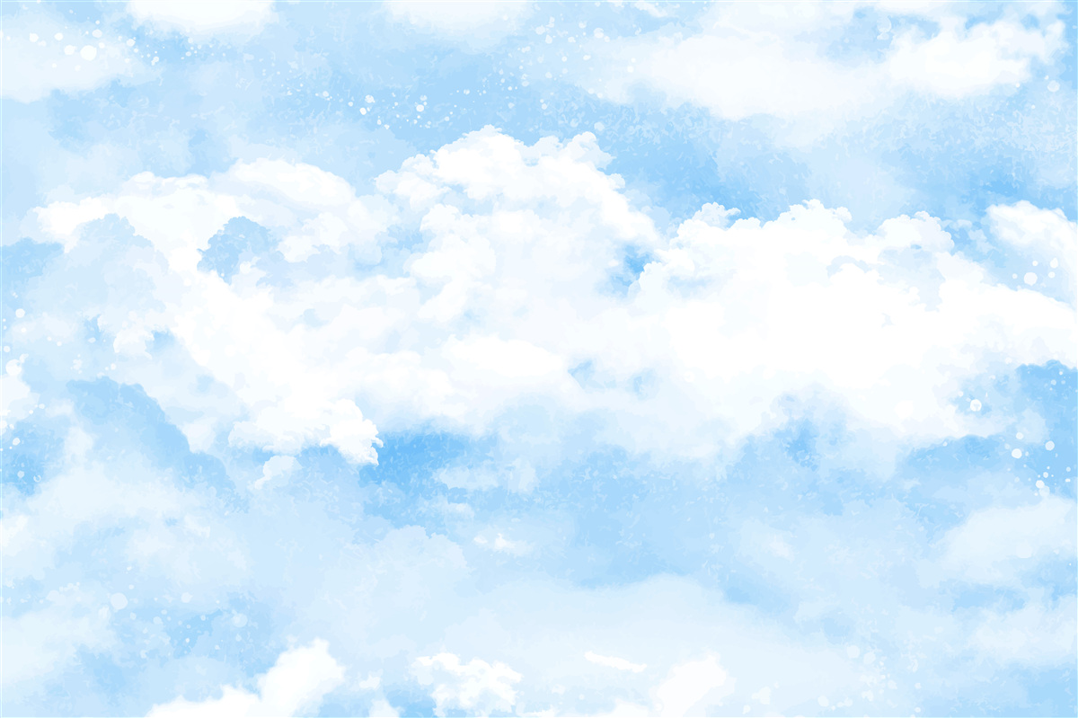 Фотошпалери "Блакитне небо віщує дощ".