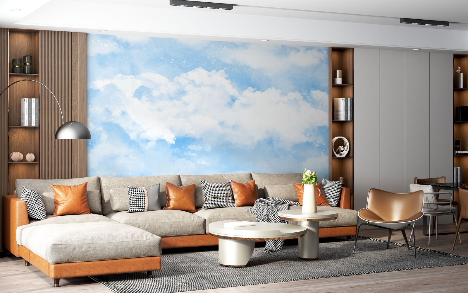 Фотошпалери "Блакитне небо віщує дощ".