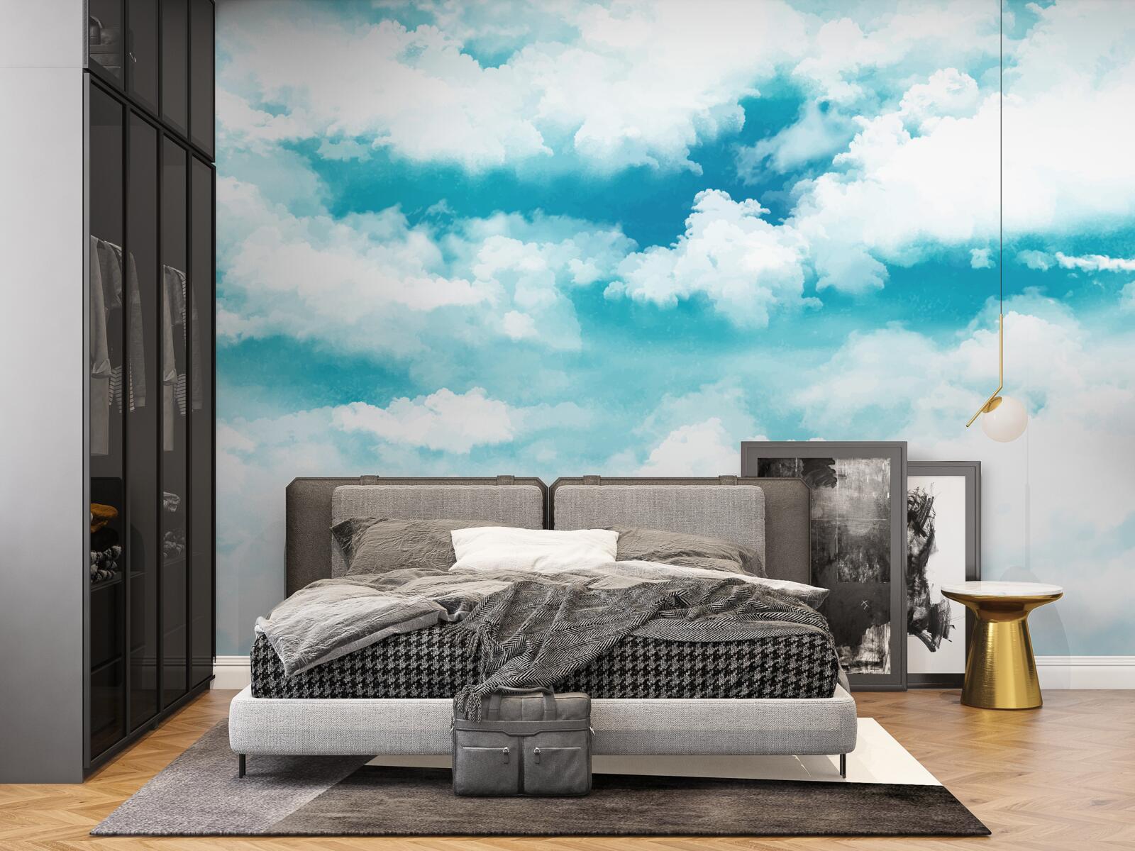 Фотошпалери вдень небо блакитно-біле