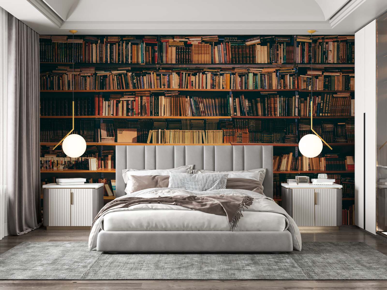 Фотошпалери старовинний будинок книги