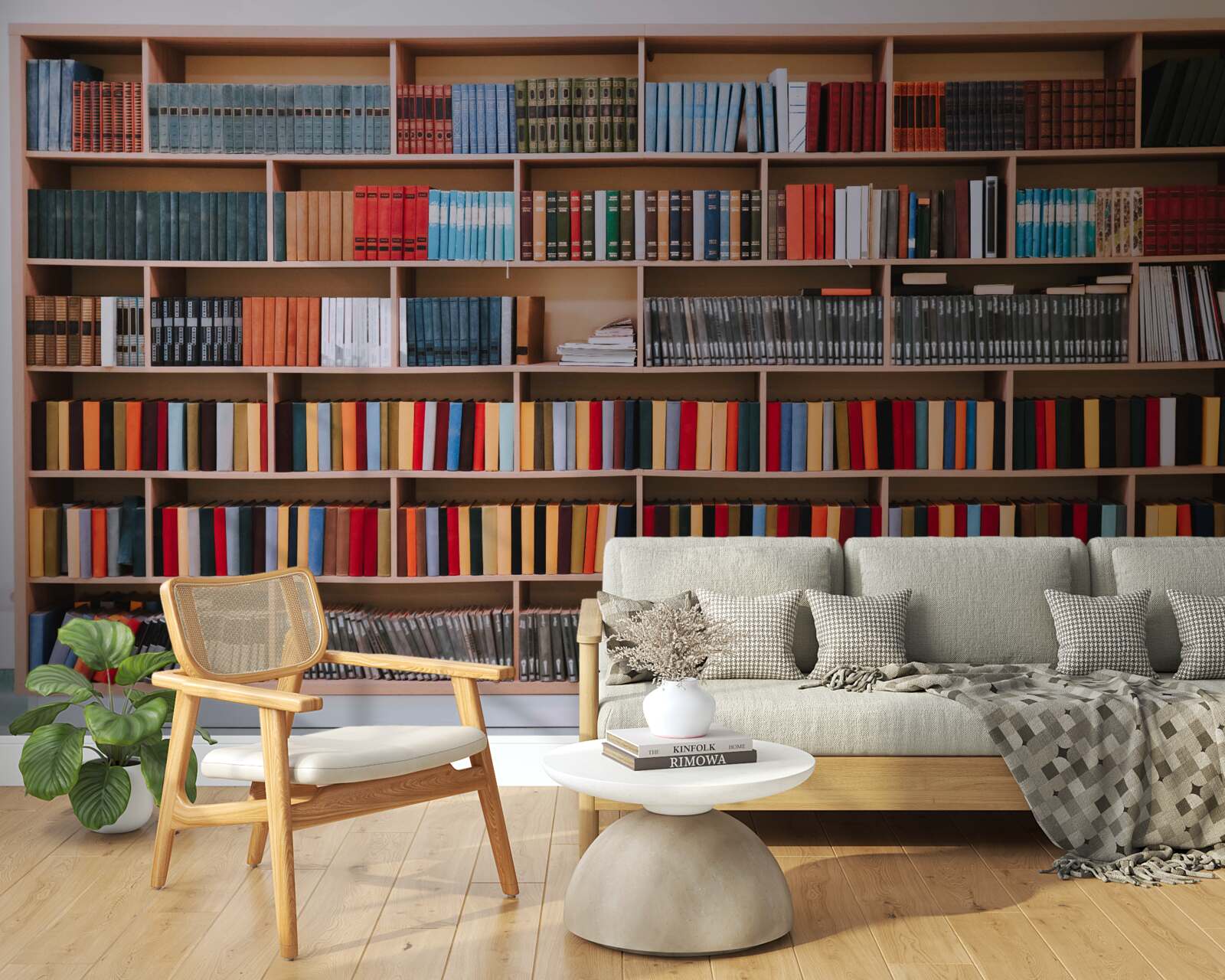 Фотошпалери велика книжкова колекція вдома