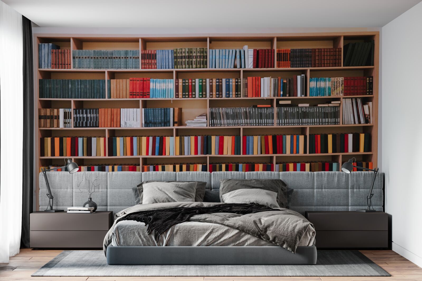 Фотошпалери велика книжкова колекція вдома