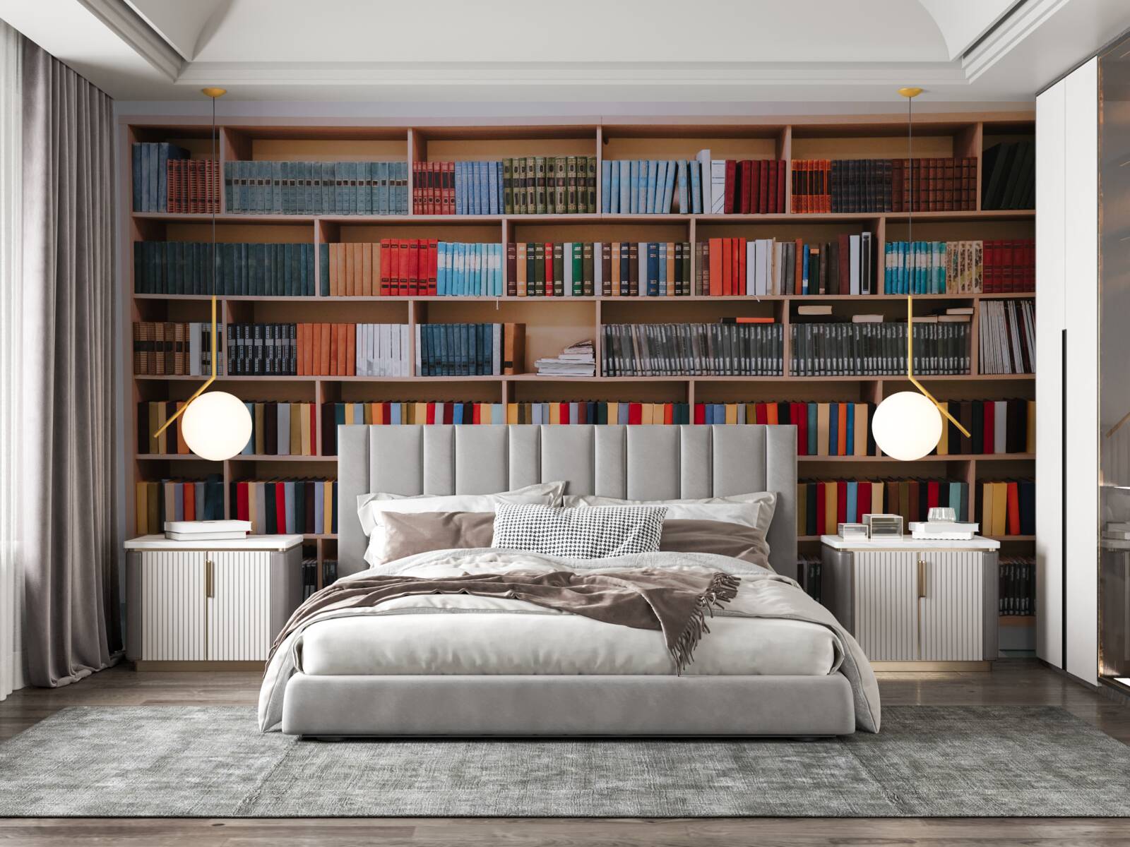 Фотошпалери велика книжкова колекція вдома