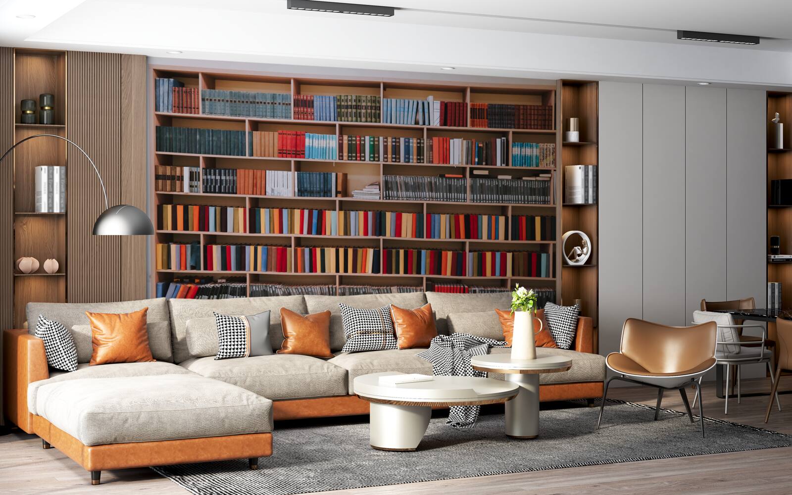 Фотошпалери велика книжкова колекція вдома