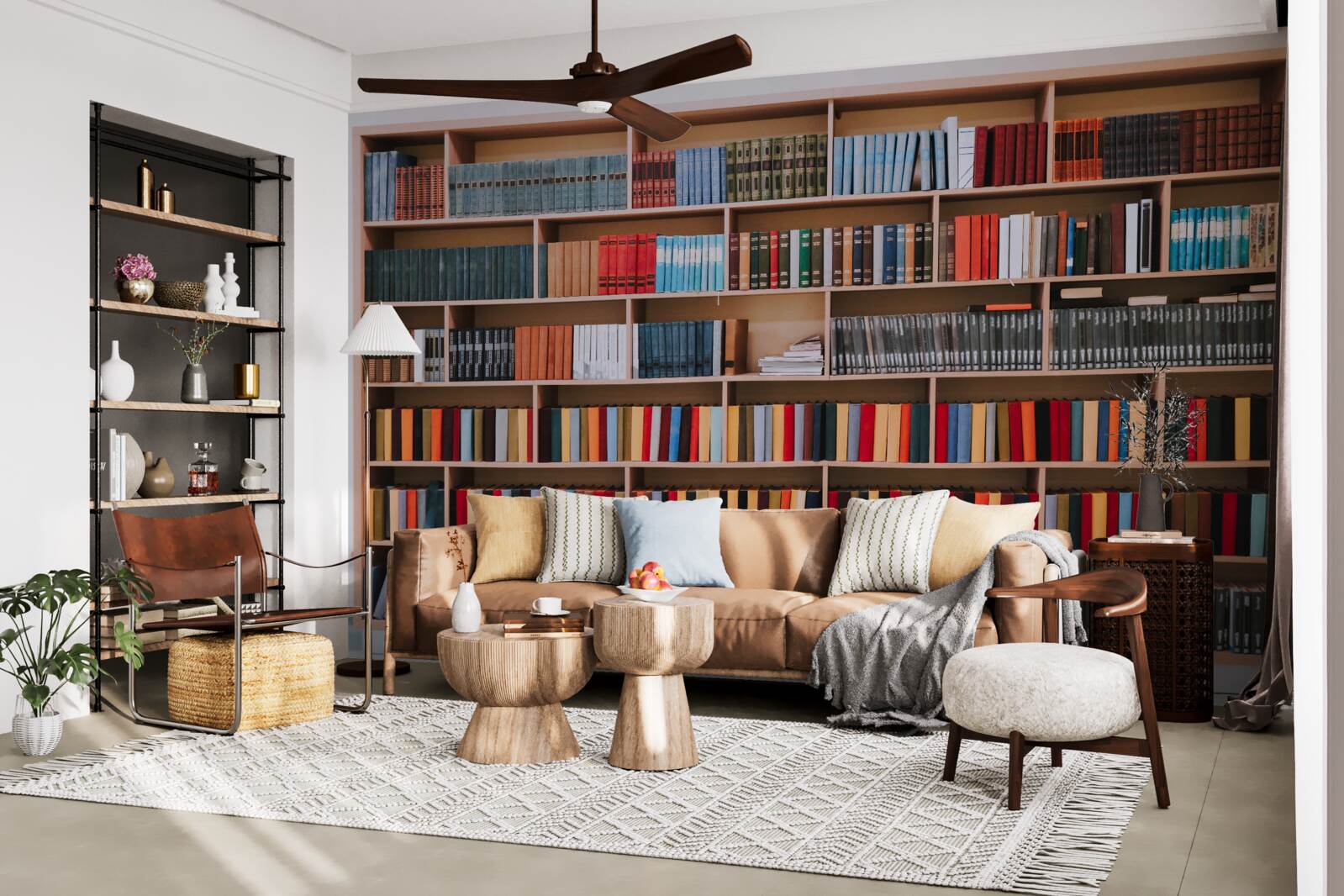 Фотошпалери велика книжкова колекція вдома