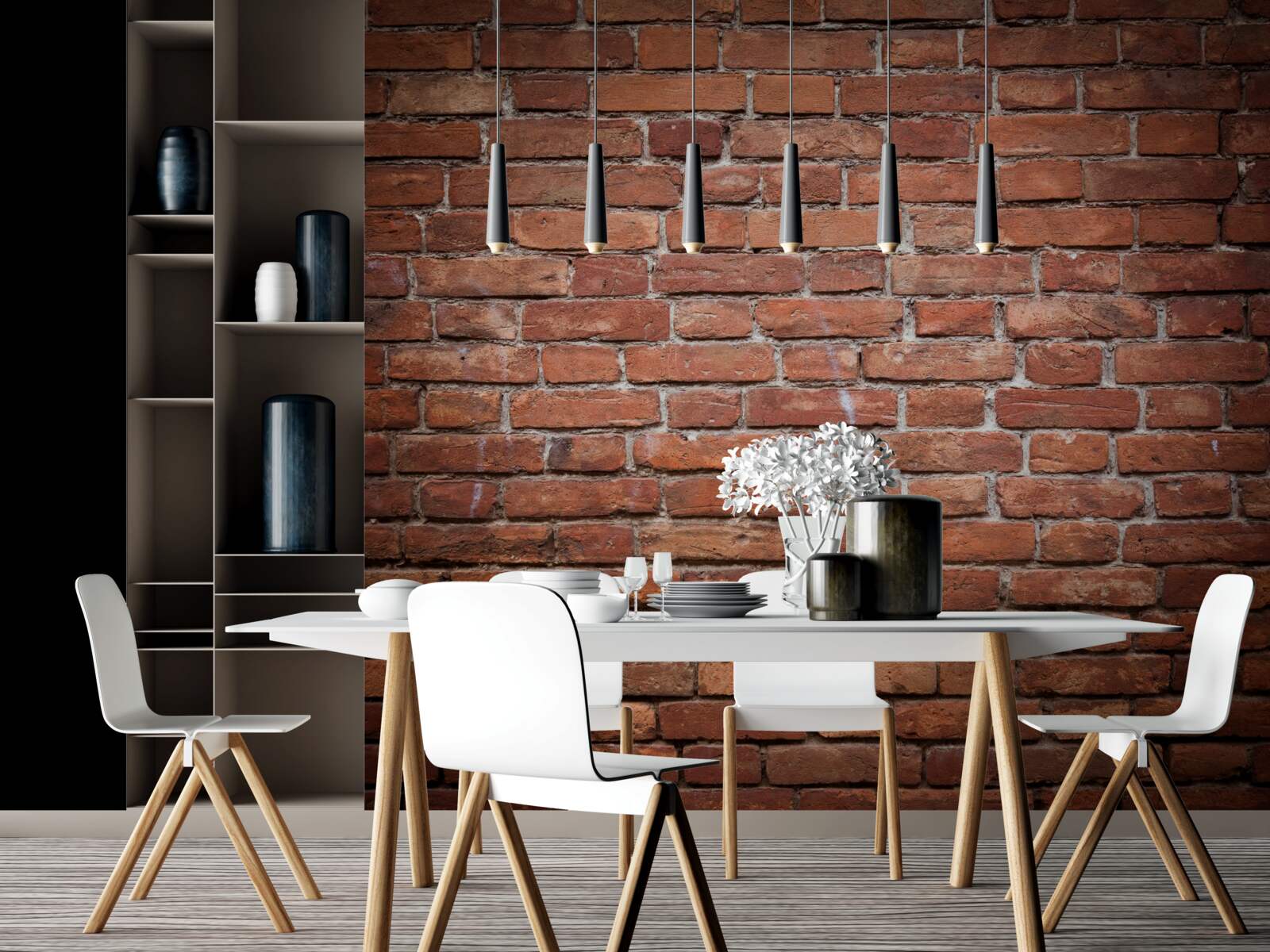 Фотошпалери квадратна частина стіни