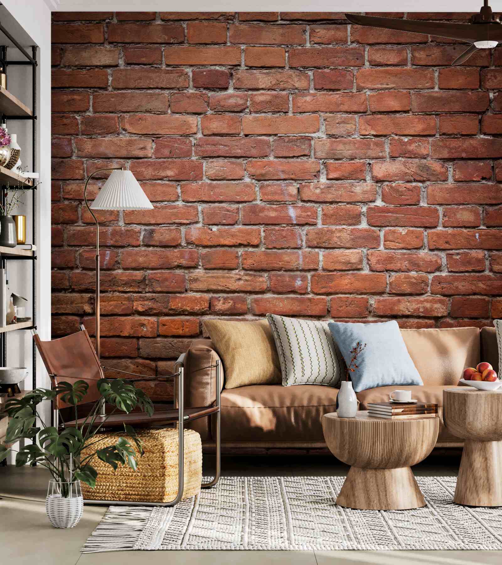 Фотошпалери квадратна частина стіни