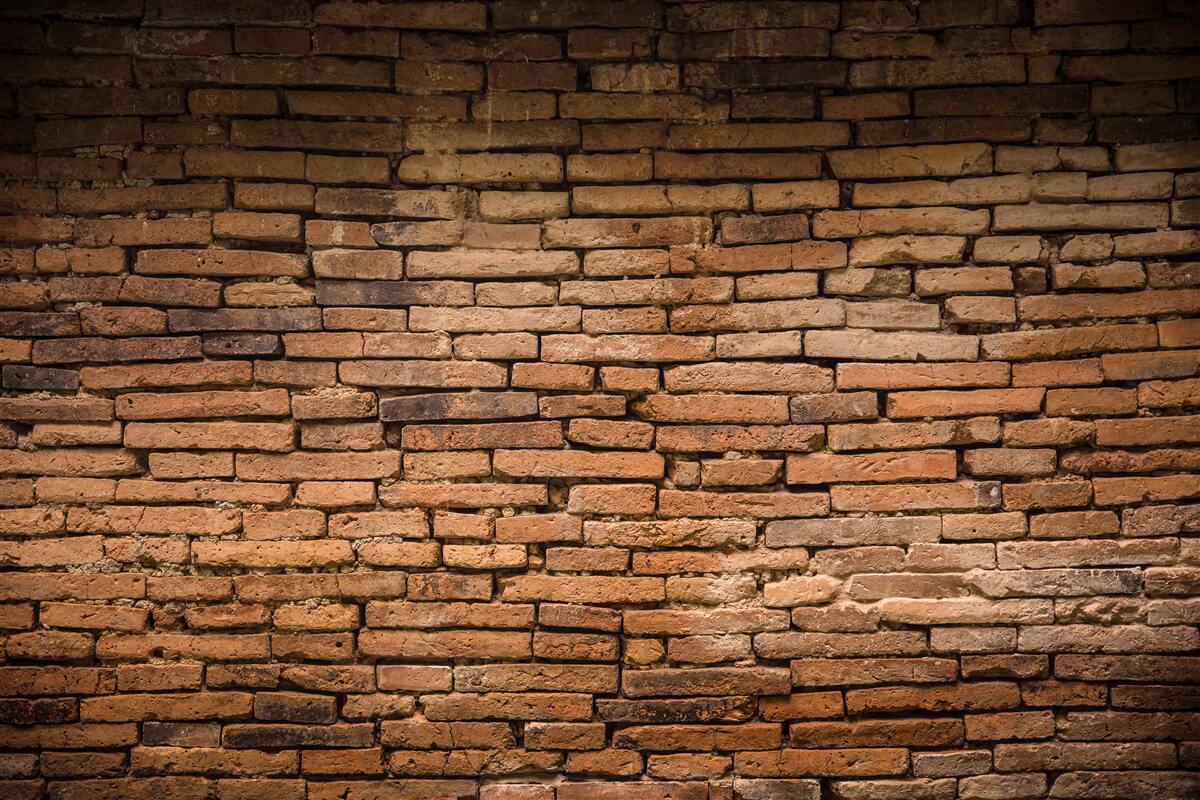 Фотошпалери Цегляна стіна, яка гнеться