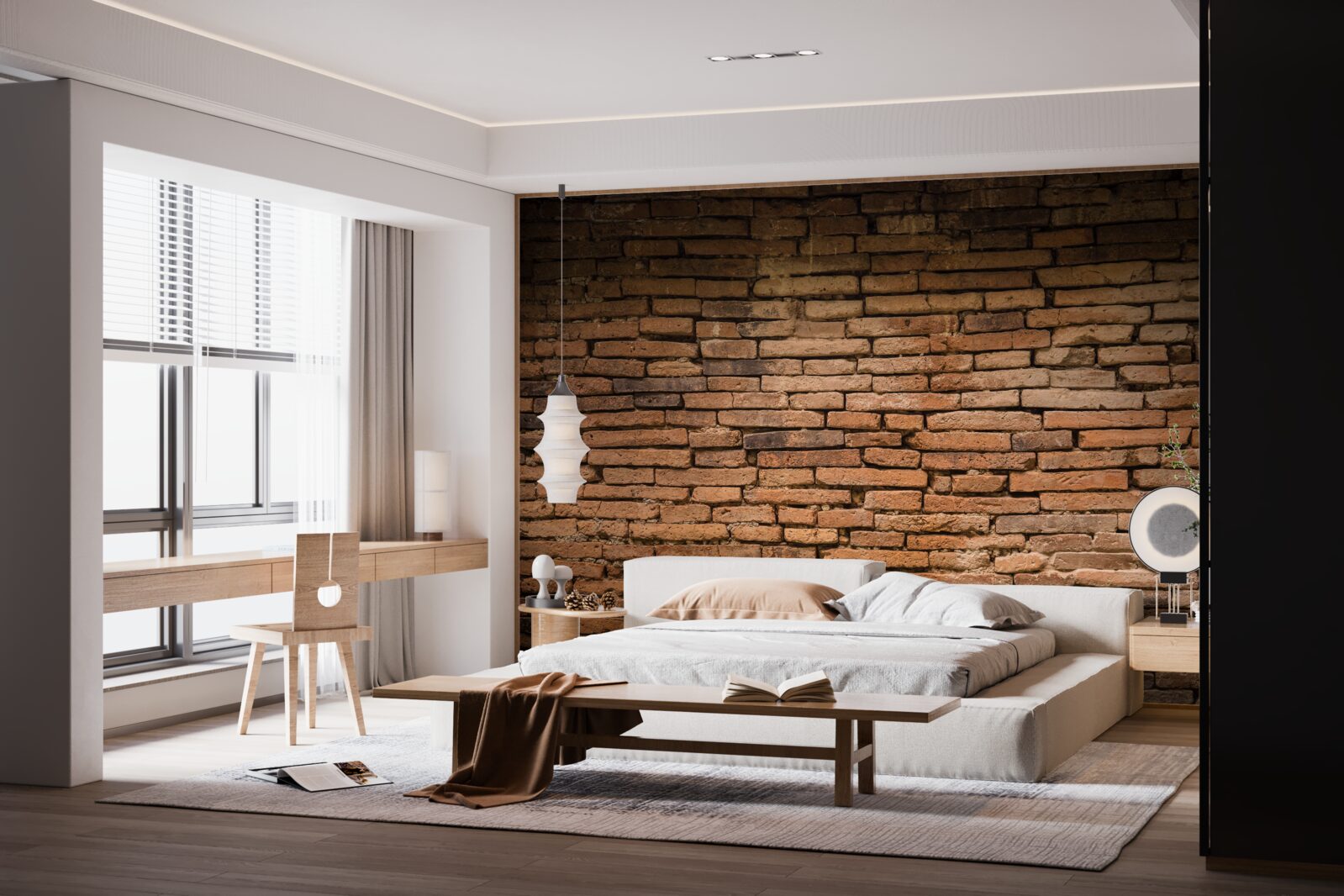 Фотошпалери Цегляна стіна, яка гнеться