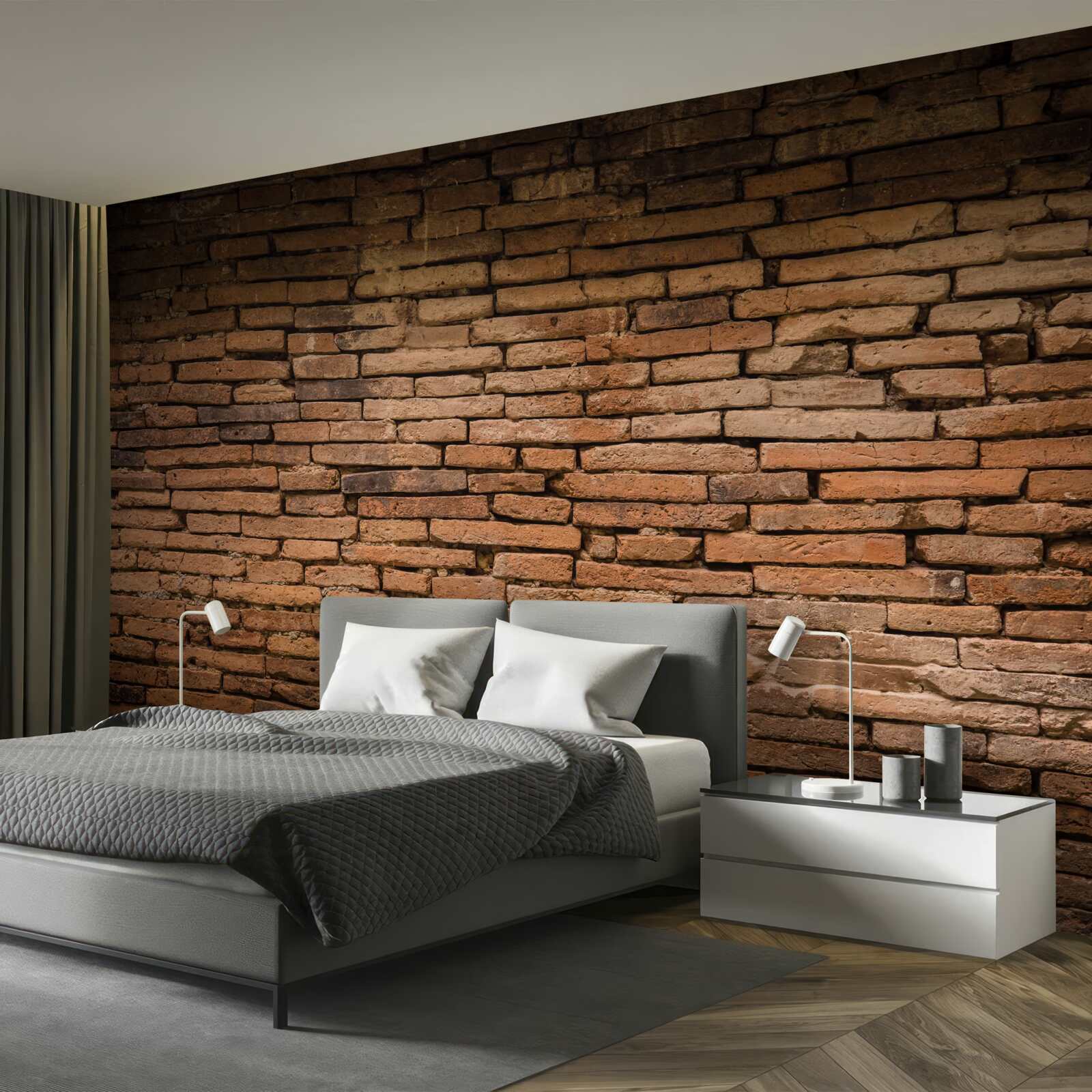 Фотошпалери Цегляна стіна, яка гнеться