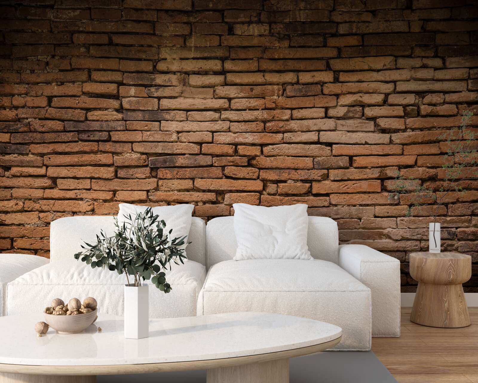 Фотошпалери Цегляна стіна, яка гнеться