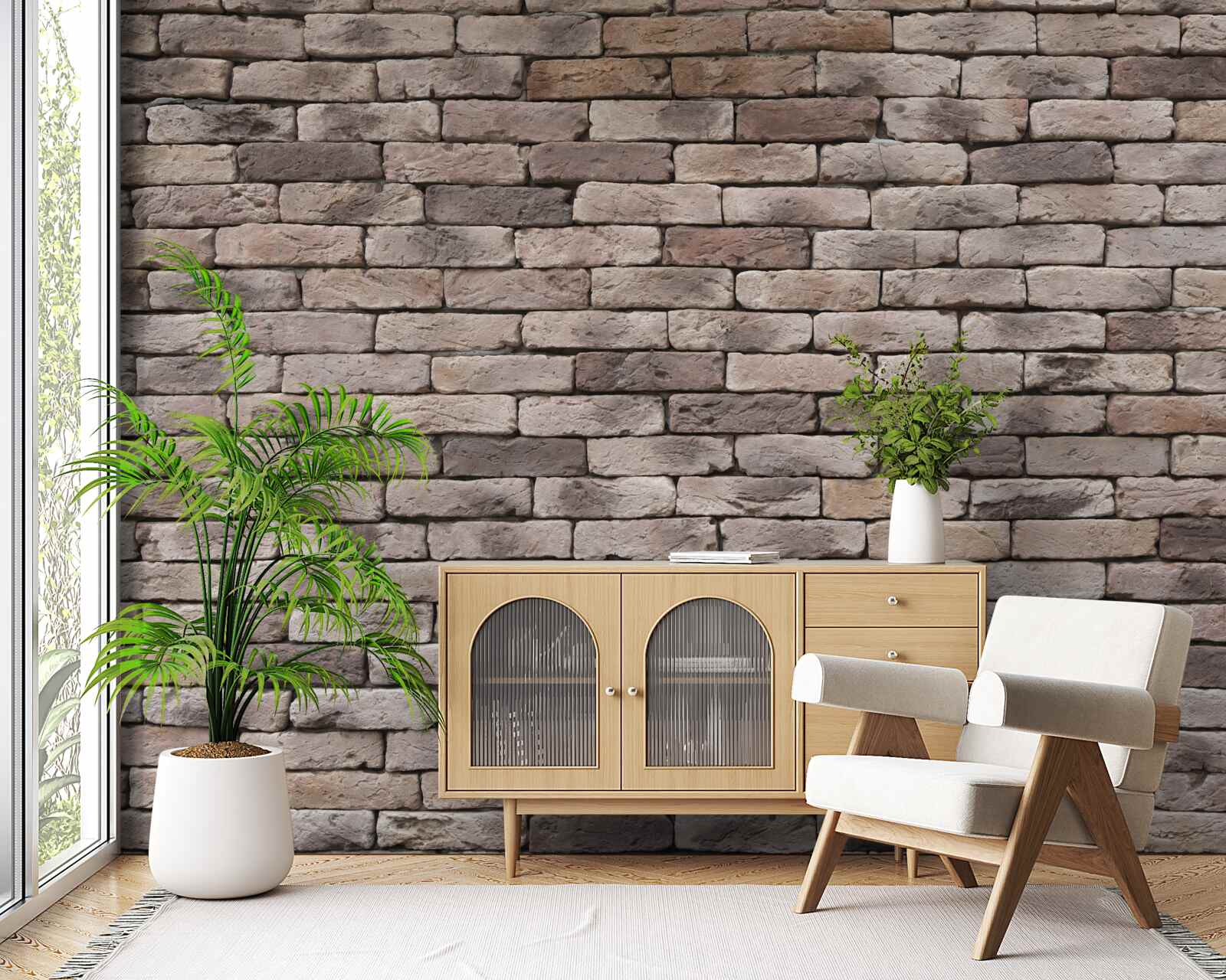 Фотошпалери будівництво з цегли ручного формування