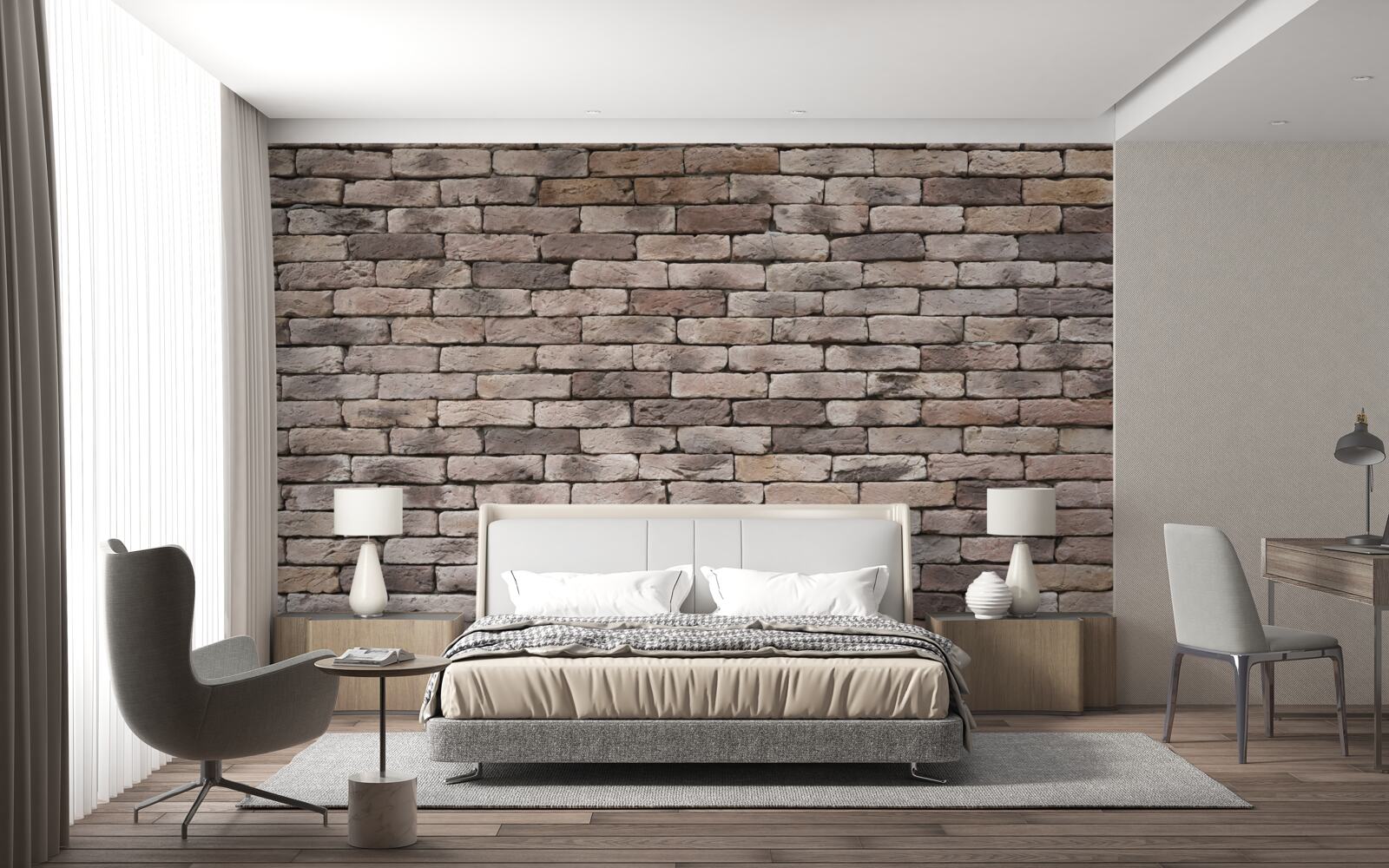 Фотошпалери будівництво з цегли ручного формування