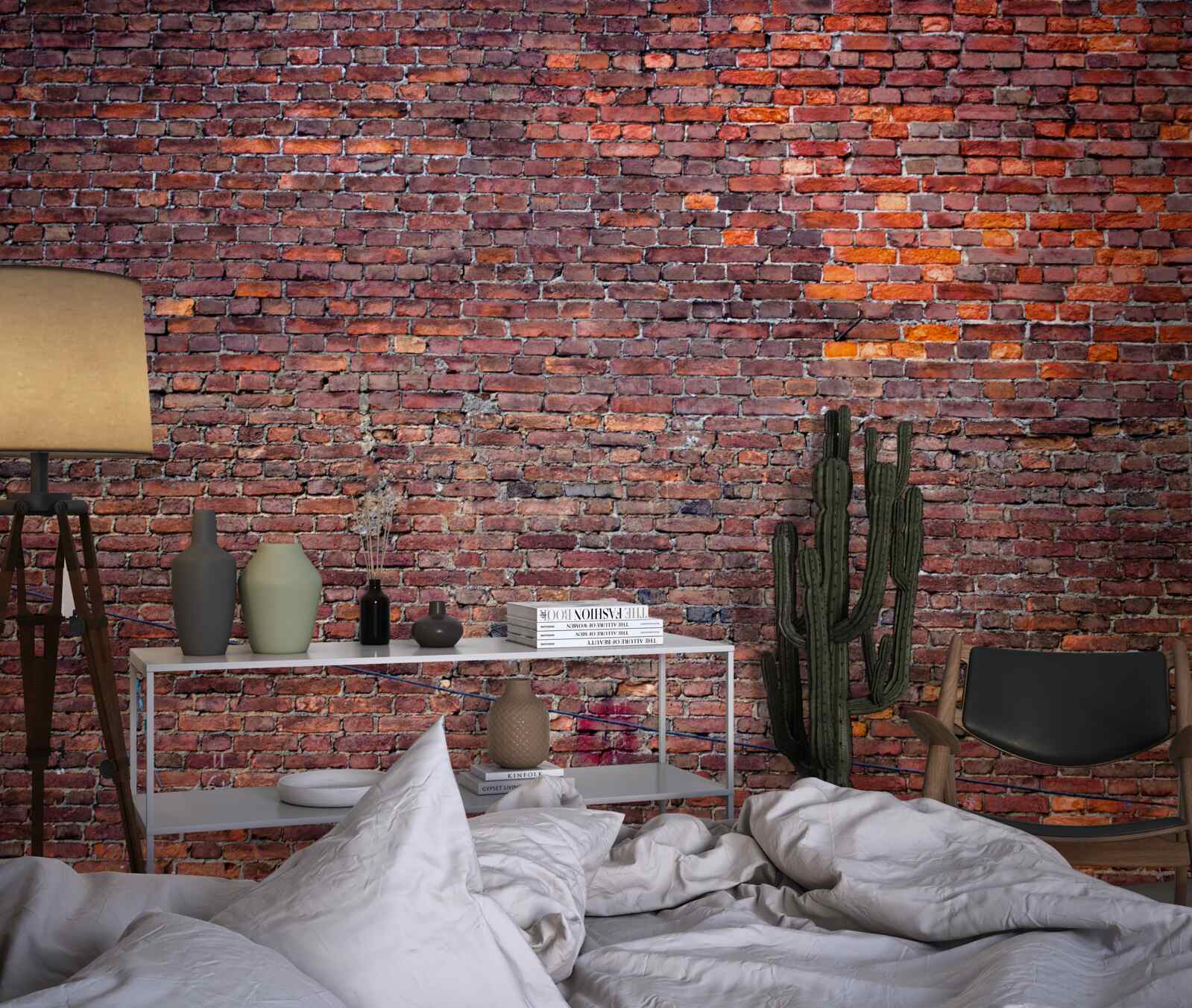 Фотошпалери стара стіна з червоної цегли