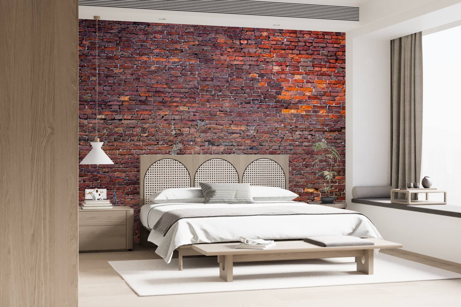 Фотошпалери стара стіна з червоної цегли
