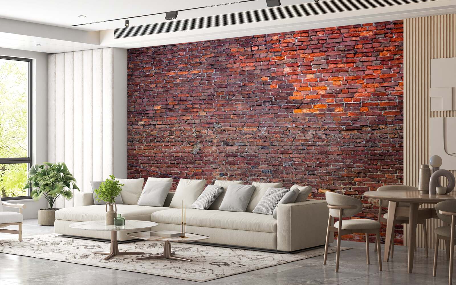 Фотошпалери стара стіна з червоної цегли