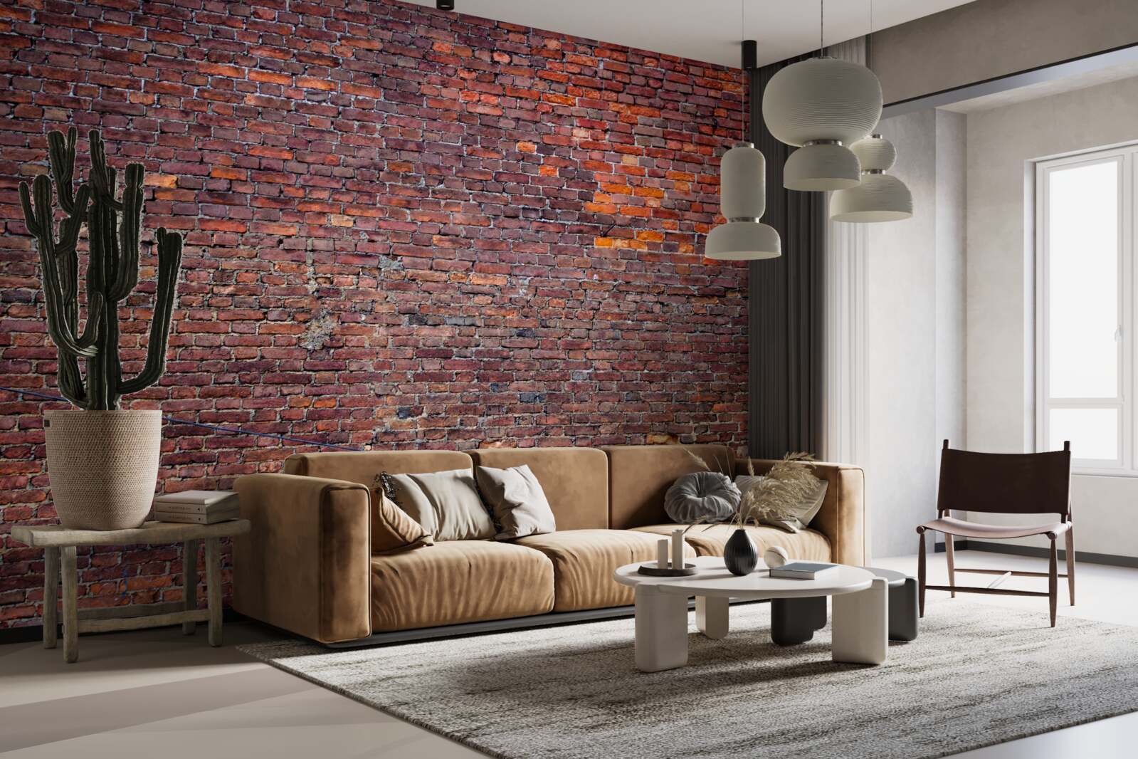 Фотошпалери стара стіна з червоної цегли