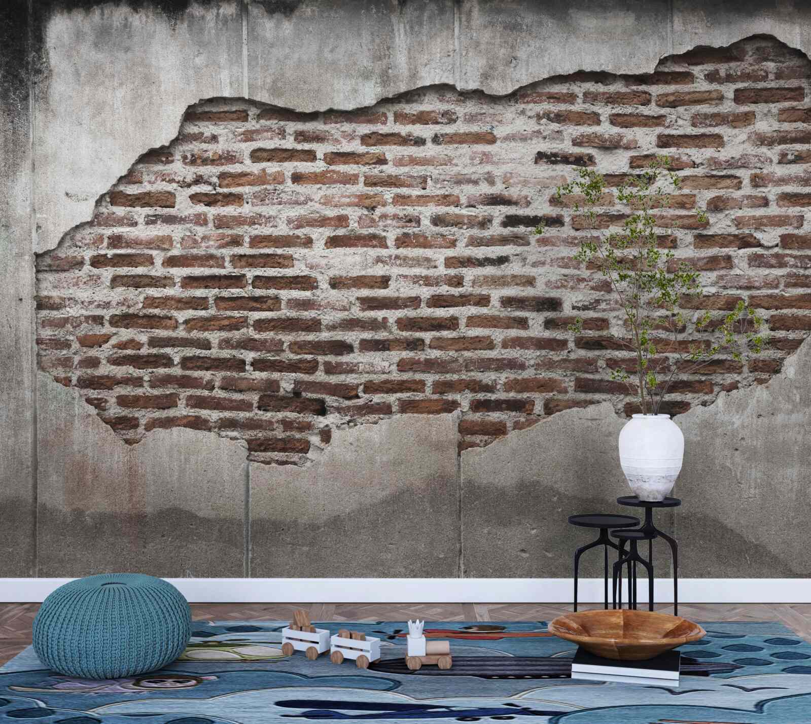 Фотошпалери частина стіни, що обвалилася