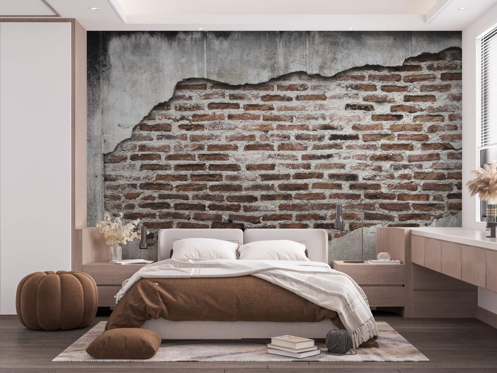 Фотошпалери частина стіни, що обвалилася