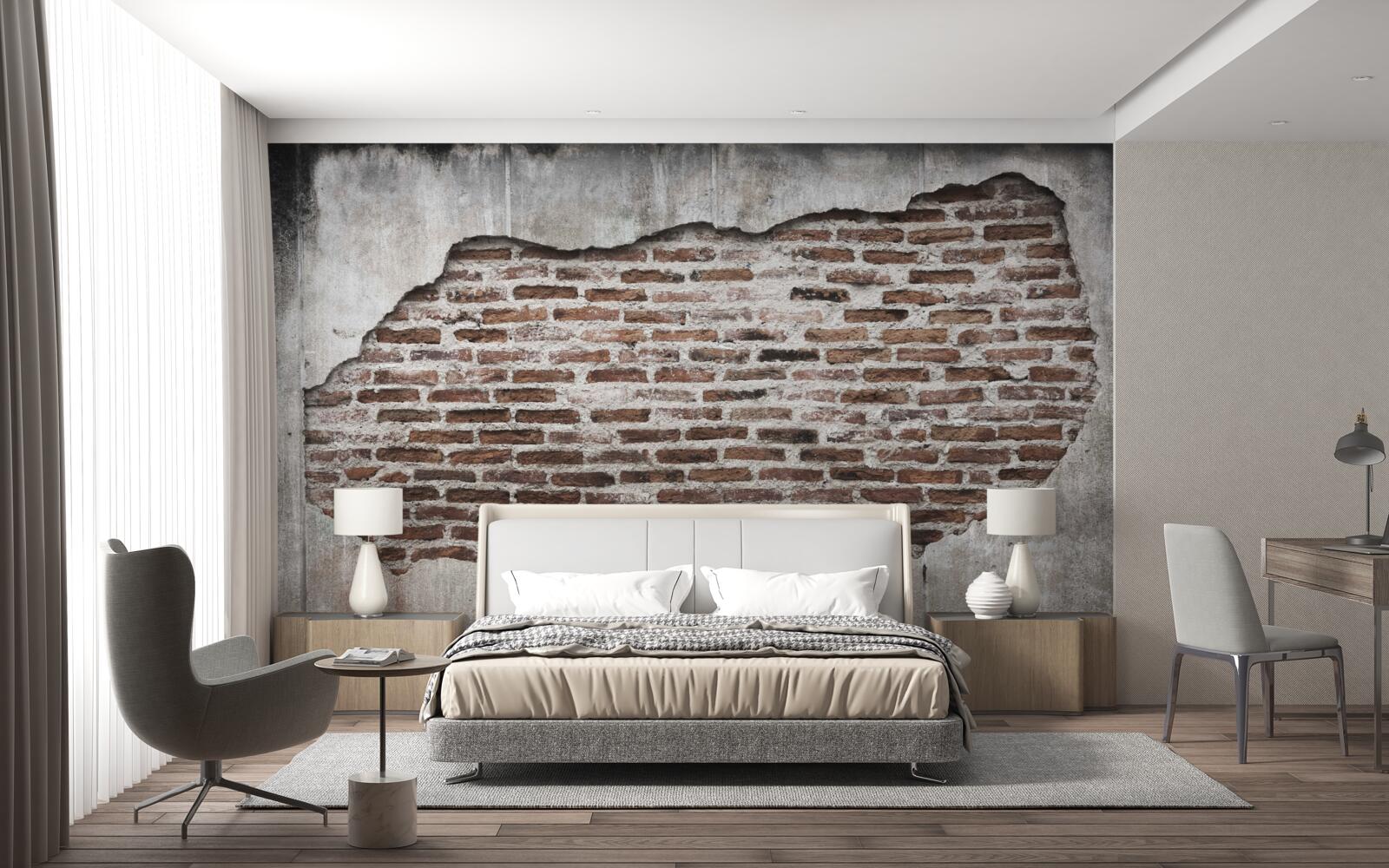 Фотошпалери частина стіни, що обвалилася