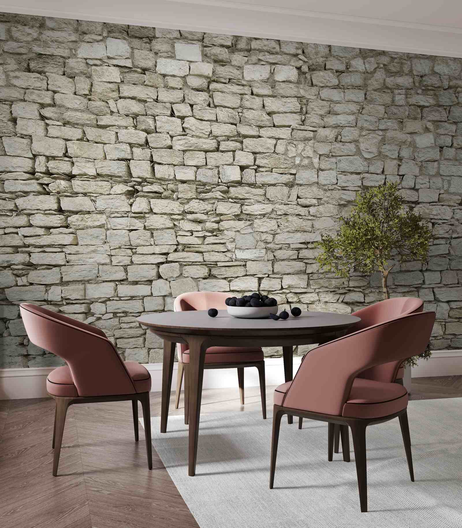 Фотошпалери кладка стін з розкиданого каменю