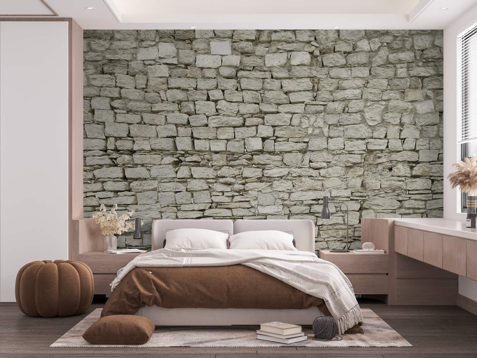 Фотошпалери кладка стін з розкиданого каменю