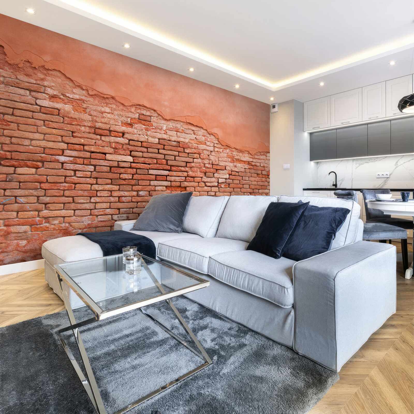 Фотошпалери обвалилася цегляна стіна