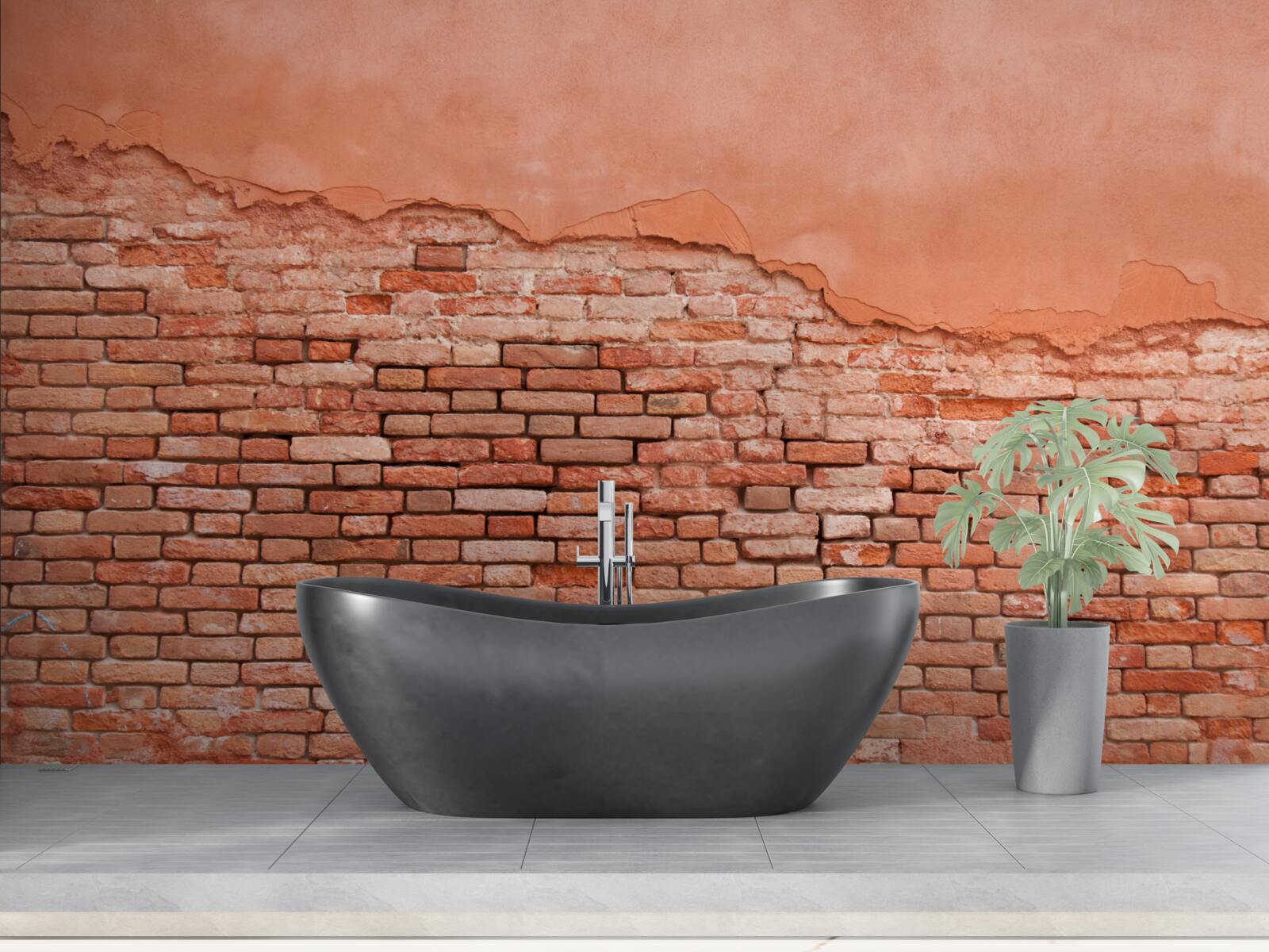 Фотошпалери обвалилася цегляна стіна