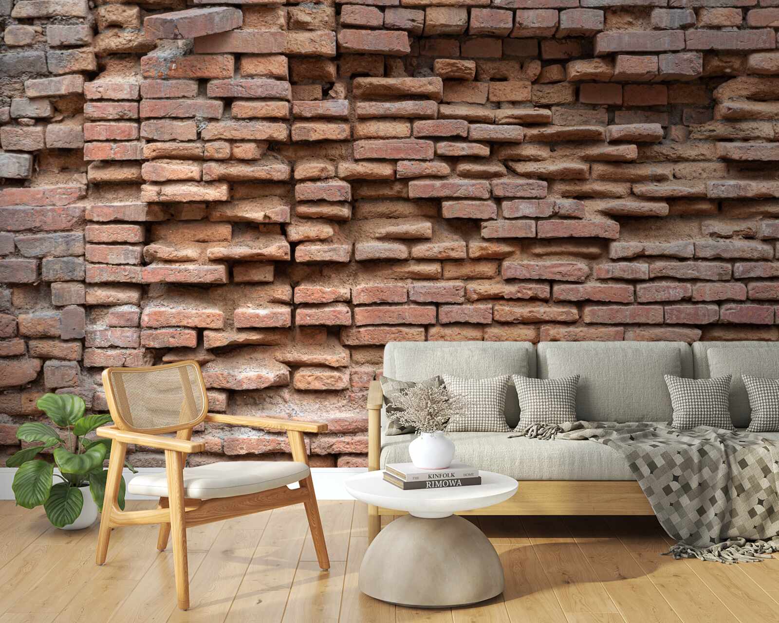 Фотошпалери кам'яна стіна, яка руйнується