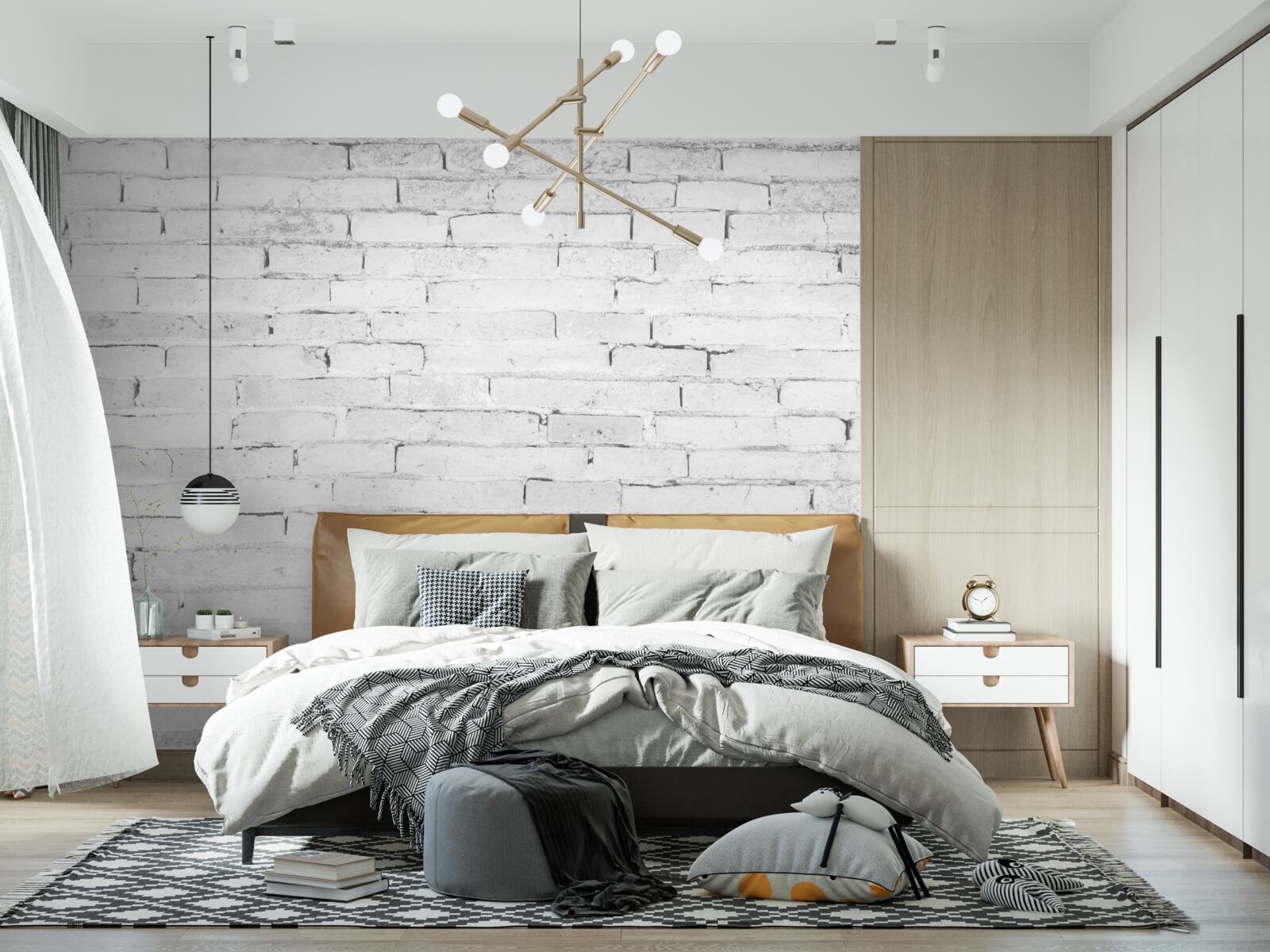 Фотошпалери груба цегла