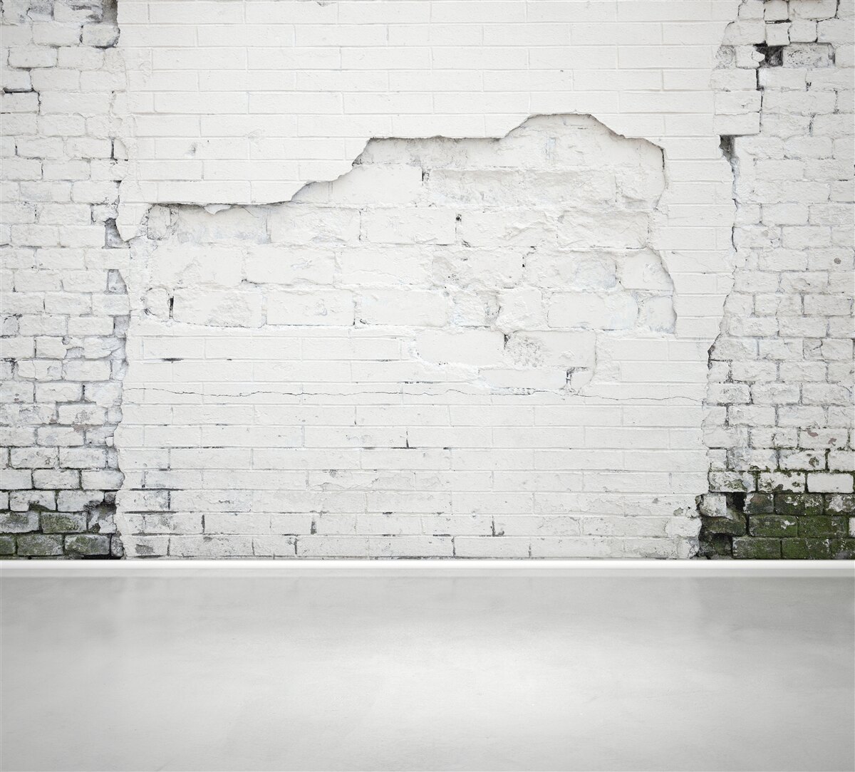 Фотошпалери цегляна кладка, що зазнала впливу часу