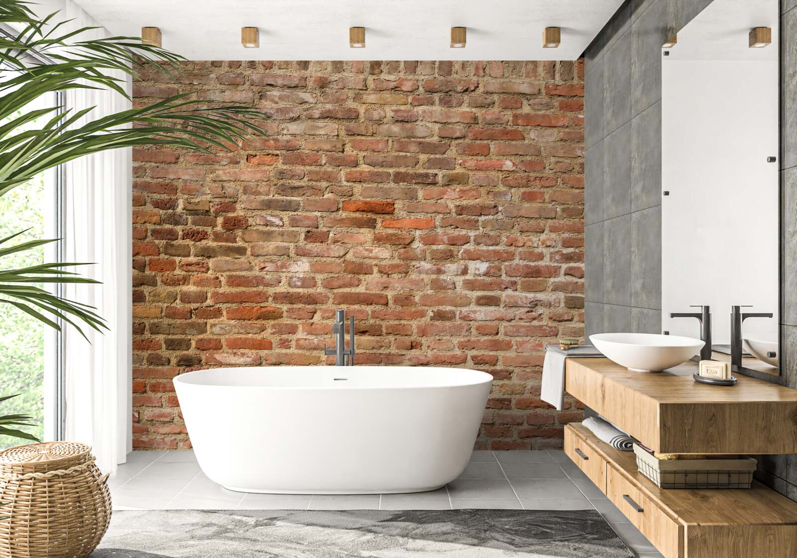 Фотошпалери стара коричнева цегляна стіна