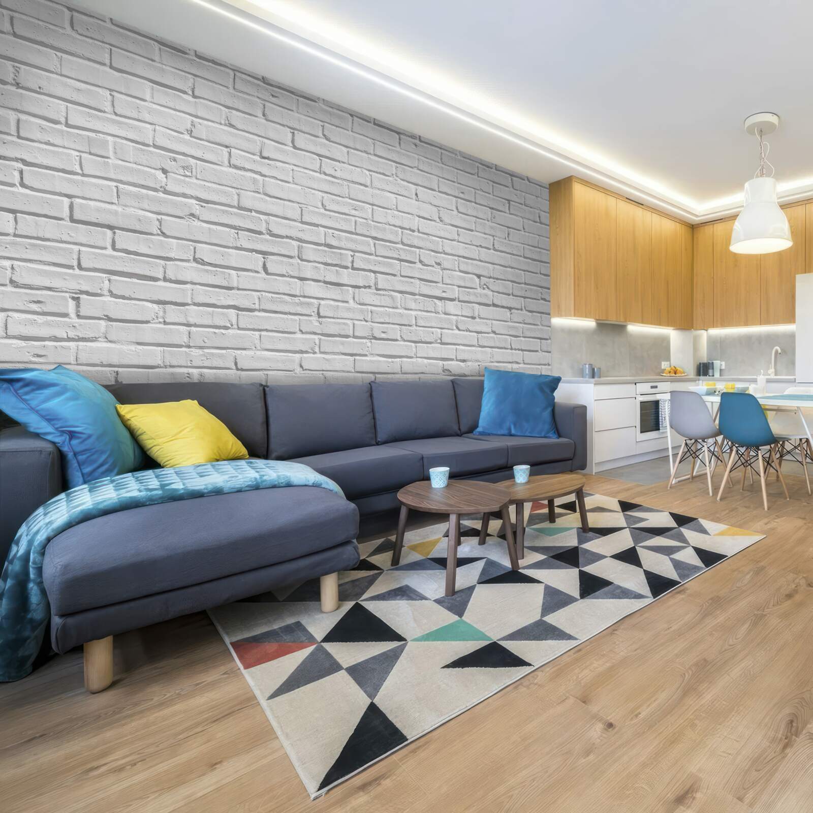 Фотошпалери Цегляна стіна пофарбована в білий колір