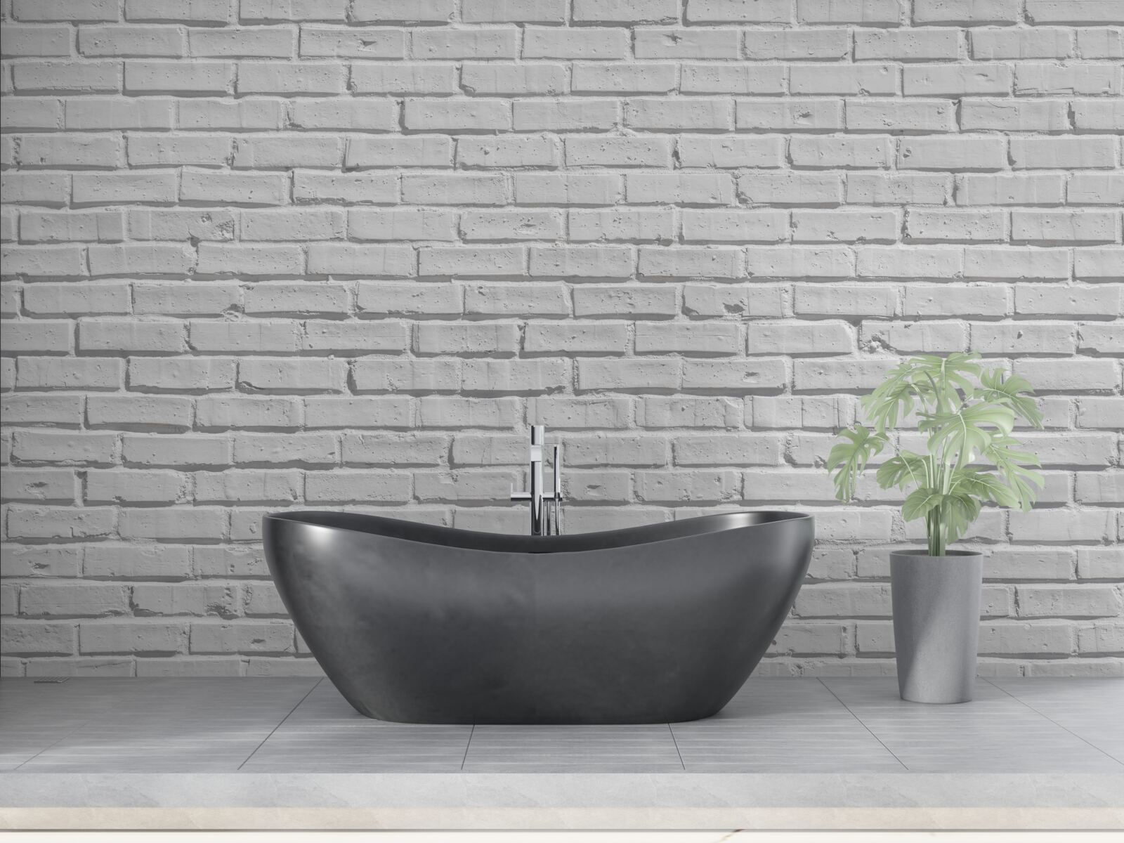 Фотошпалери Цегляна стіна пофарбована в білий колір