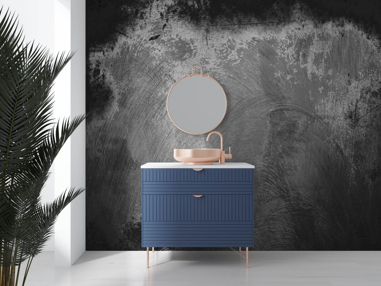 Фотошпалери інтенсивно чорна і страхітлива стіна