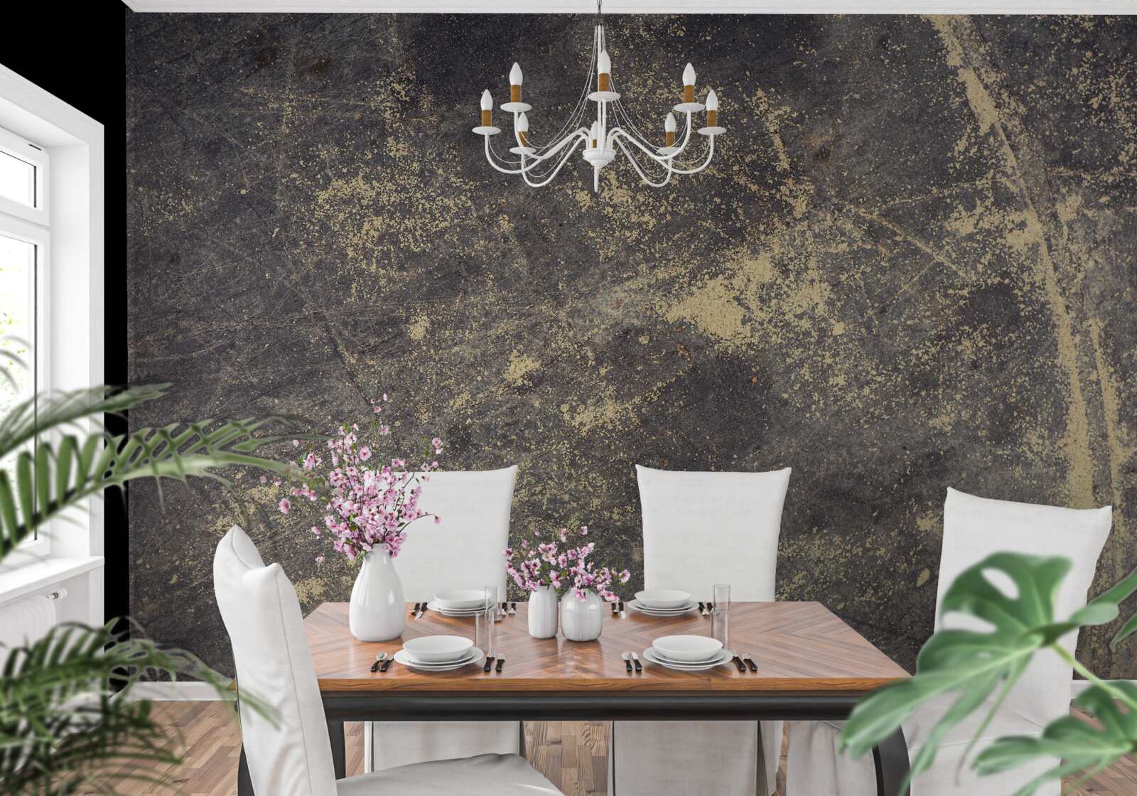 Фотошпалери структура потрісканого бетону