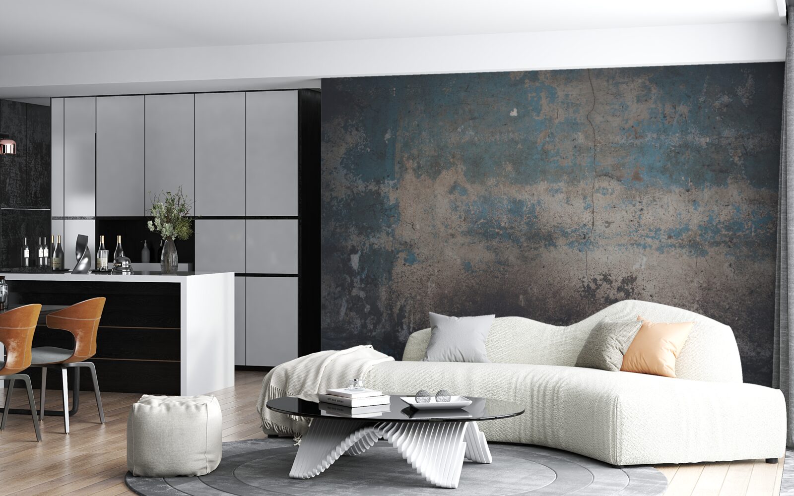 Фотошпалери структура стіни, стерта часом