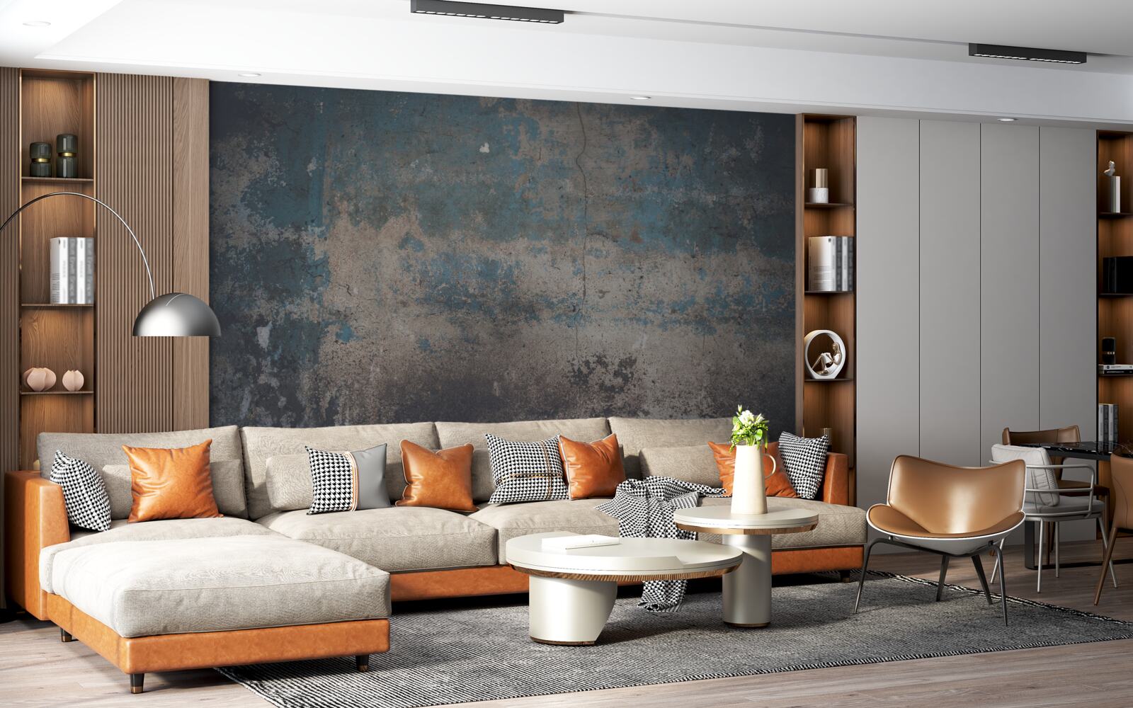 Фотошпалери структура стіни, стерта часом