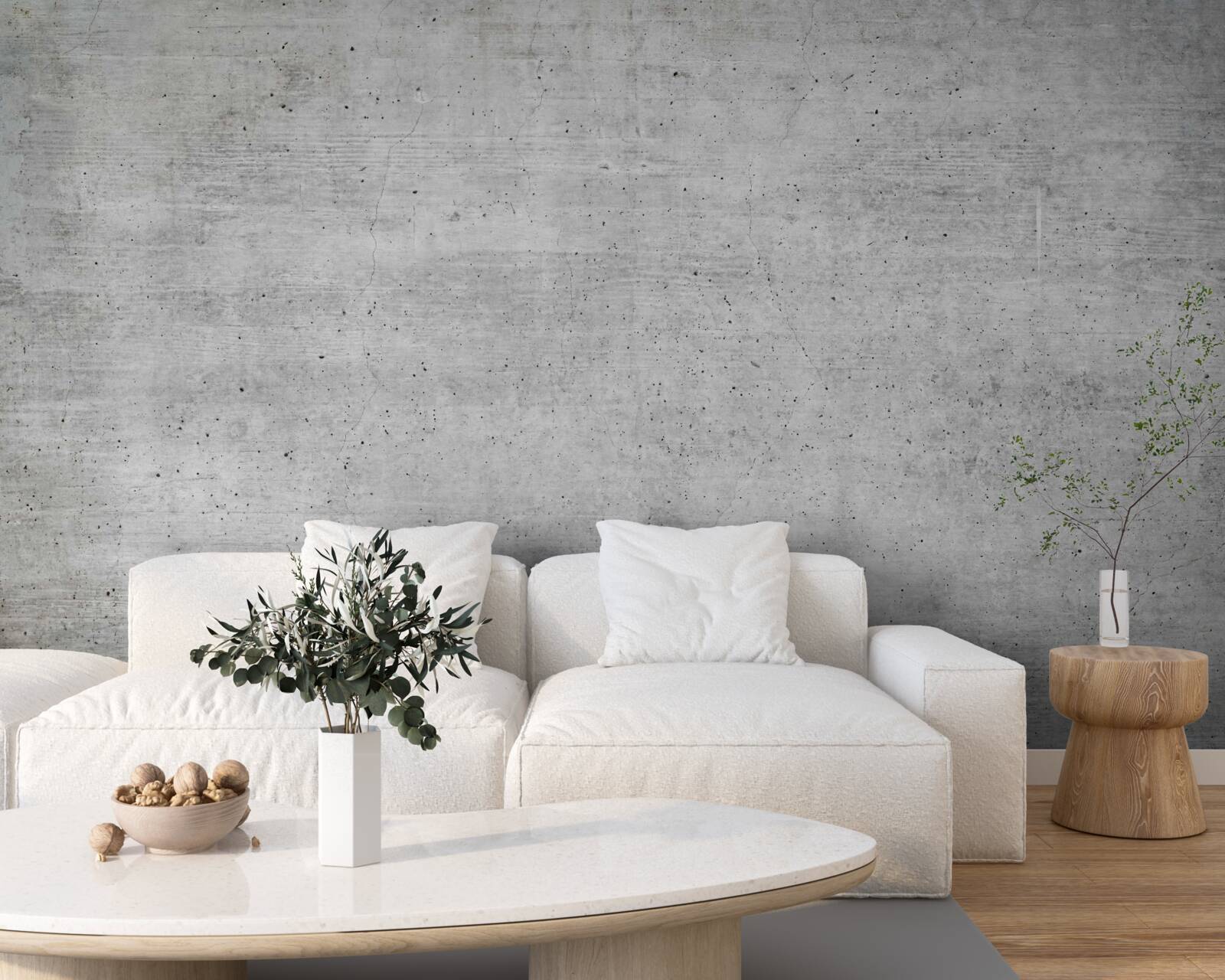 Фотошпалери оштукатурена сіра текстура