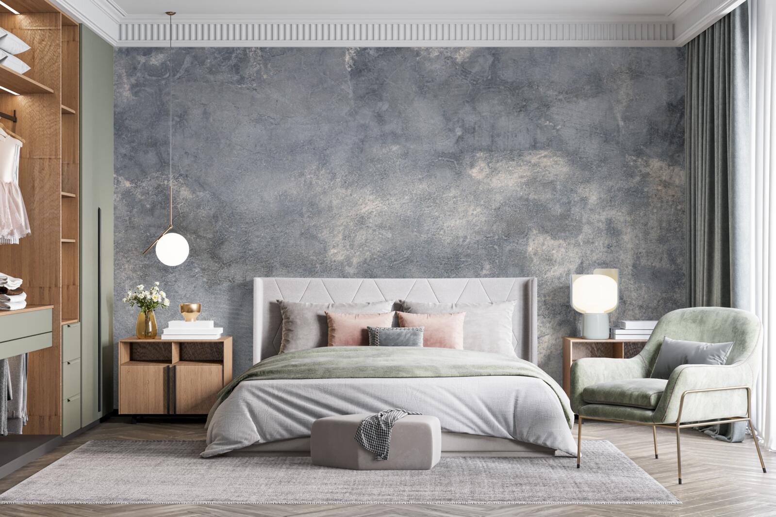 Фотошпалери сформована цементна стіна