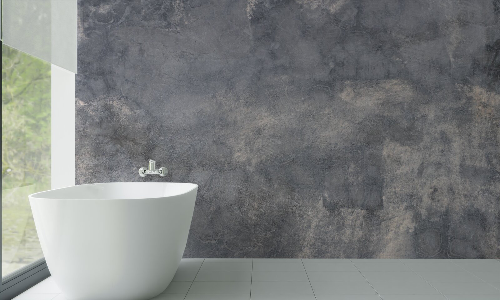 Фотошпалери сформована цементна стіна