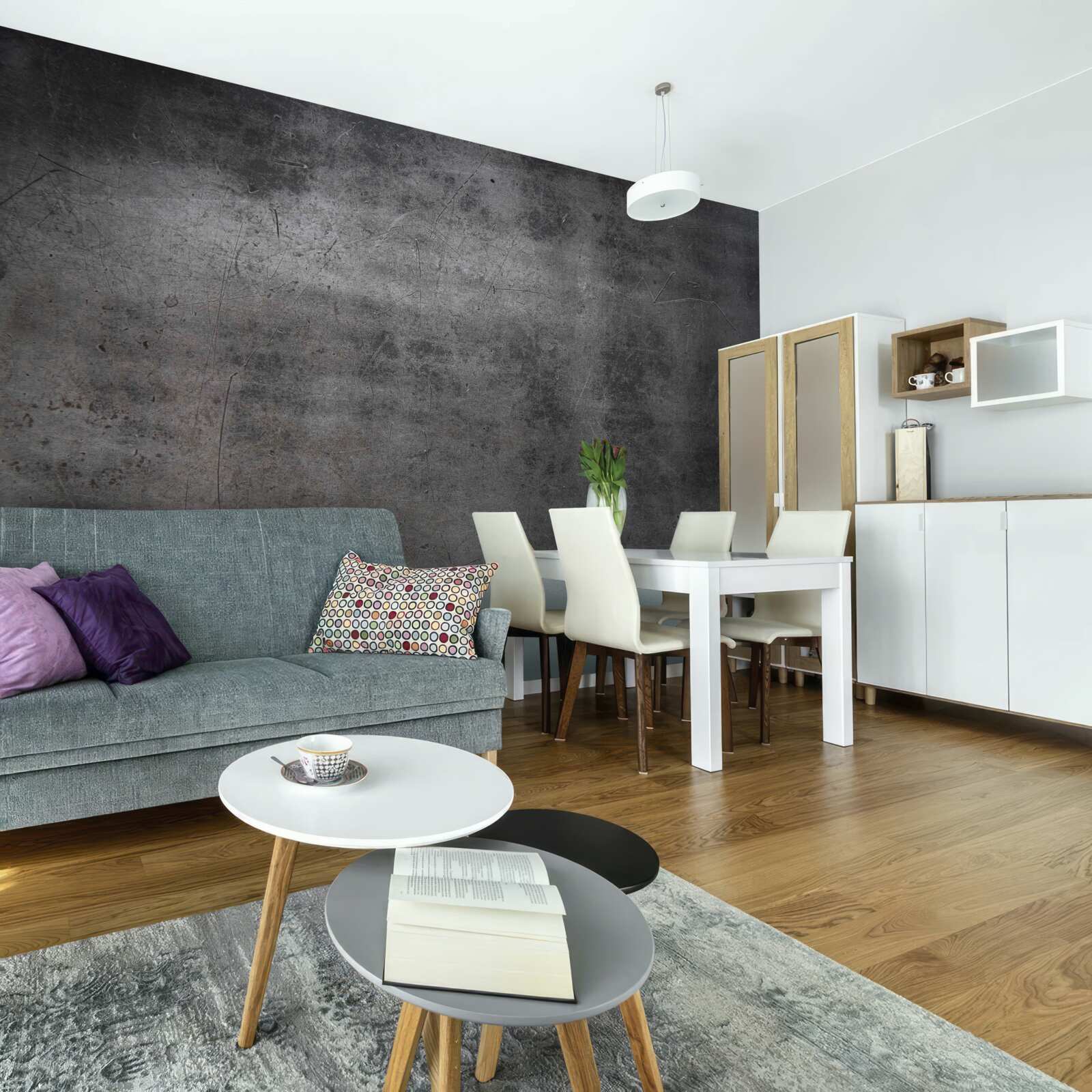 Фотошпалери металевий гранж у темних кольорах