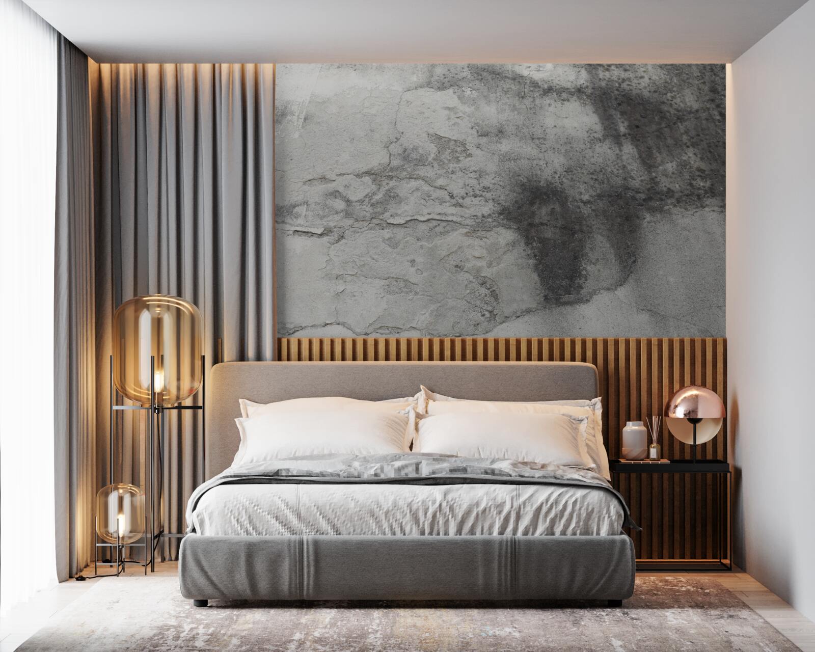 Фотошпалери структура в попелястих тонах