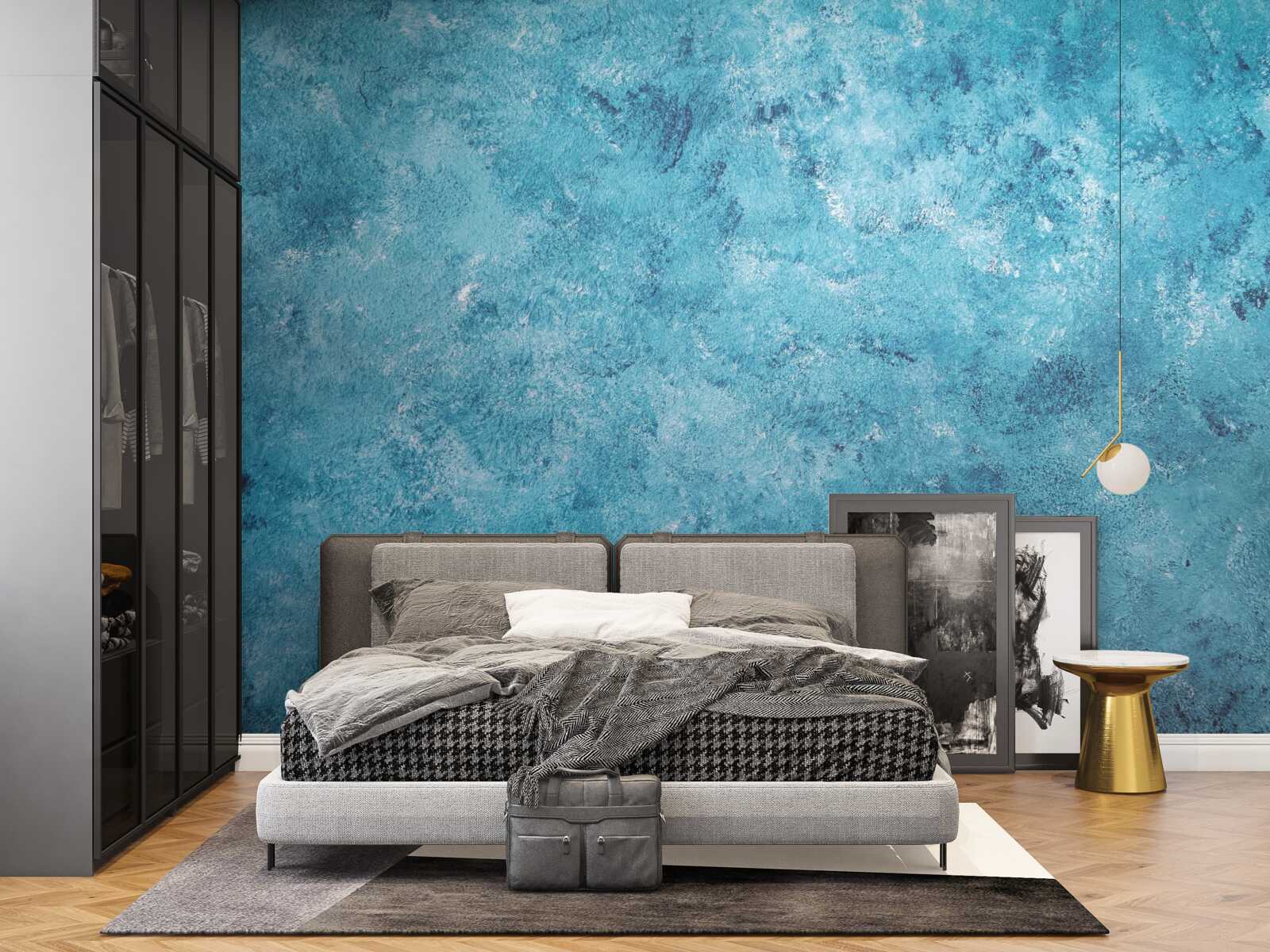 Фотошпалери концептуальна хвиля синього мерехтіння